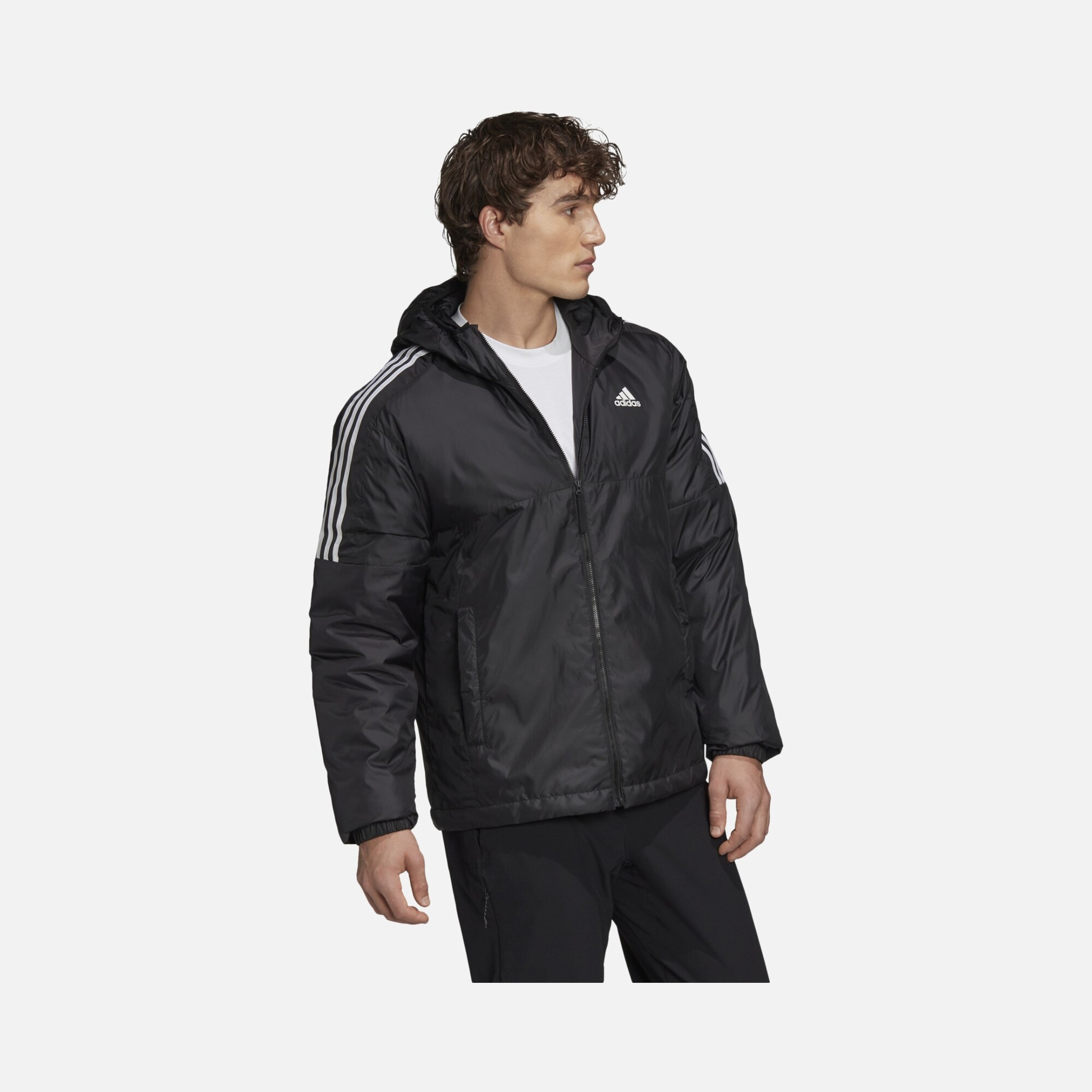 adidas Essentials Insulated Full-Zip Hoodie Erkek Mont