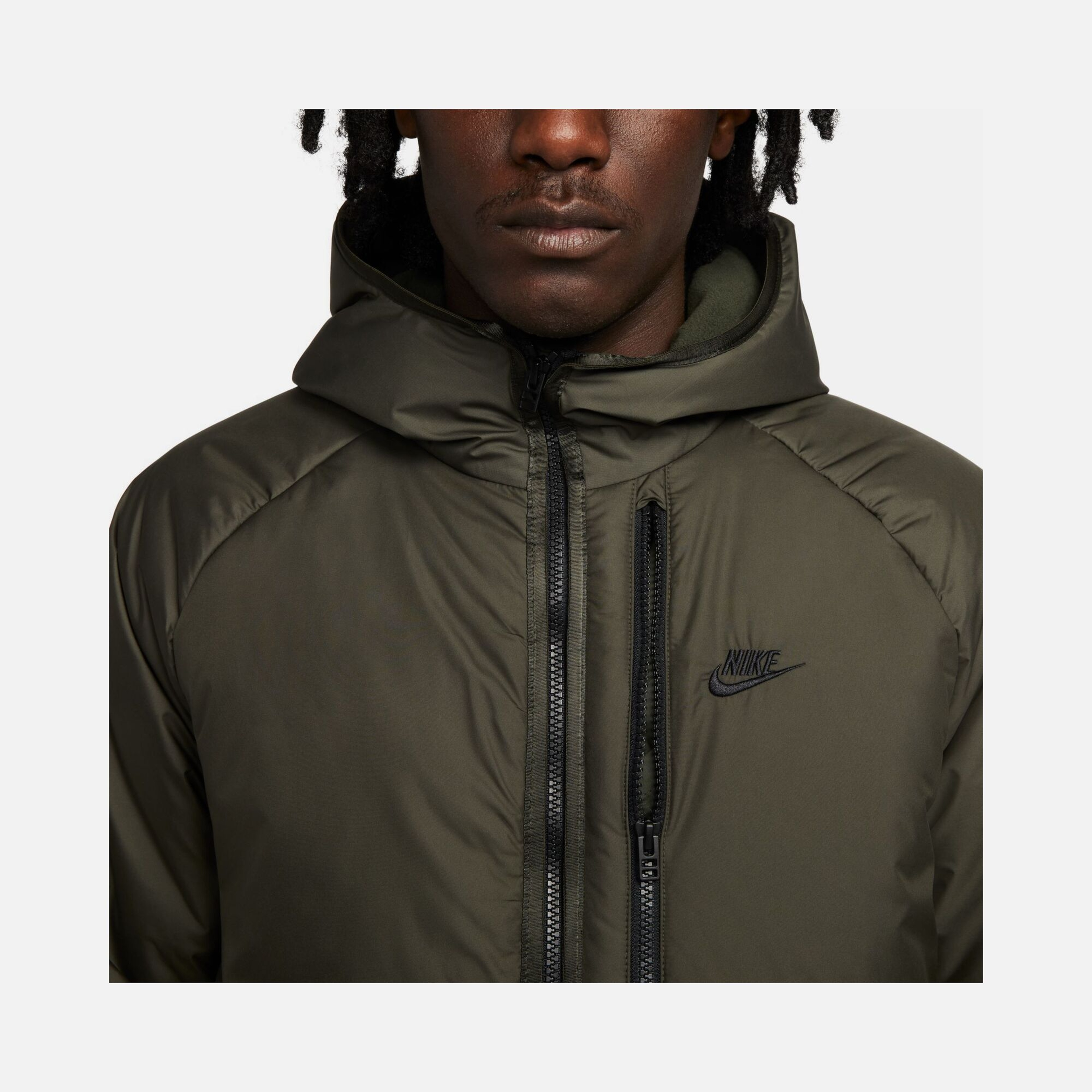 Nike Sportswear Therma-Fit Legacy Full-Zip Hoodie Erkek Mont