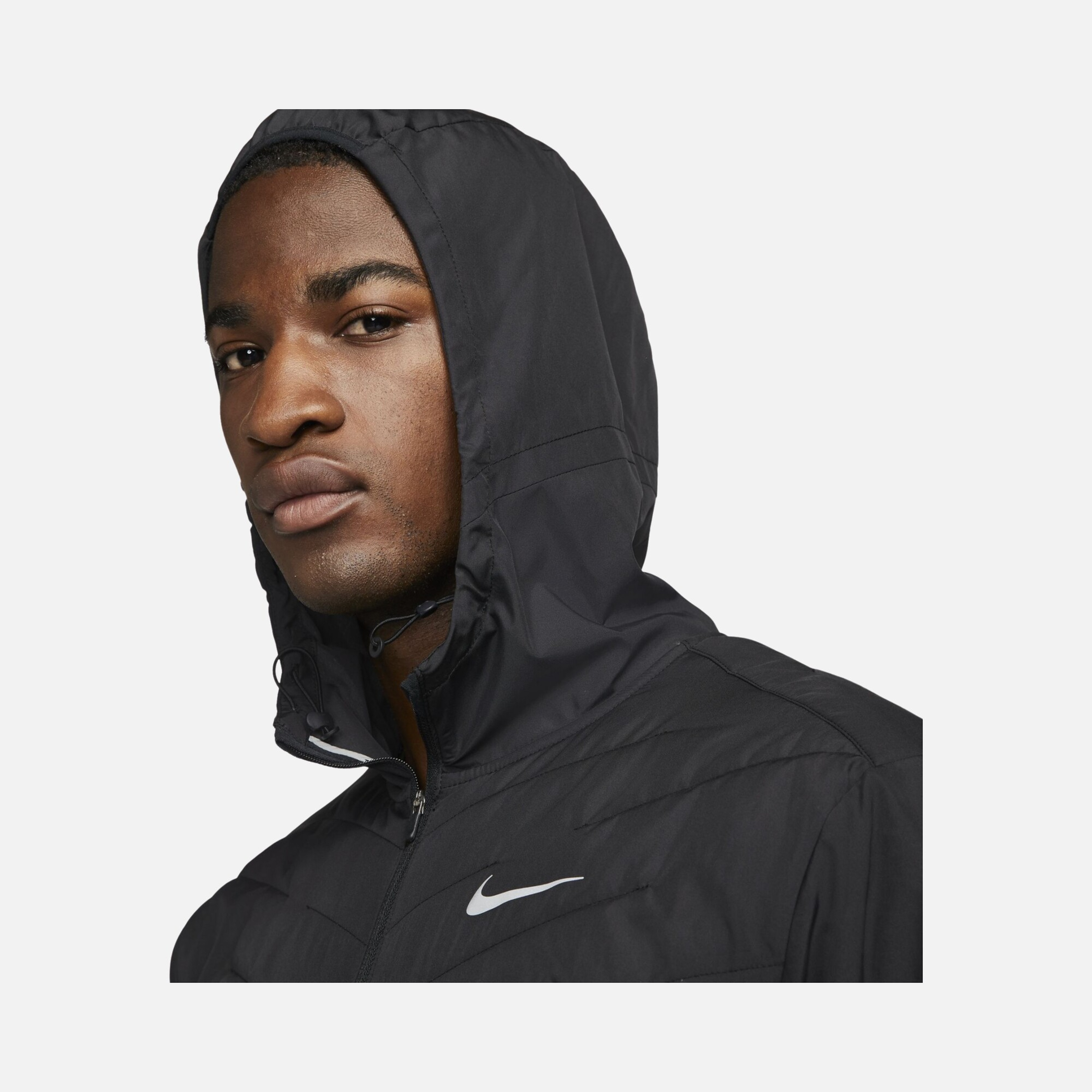 Nike Therma-Fit Repel Aerolayer Synthetic-Fill Running Full-Zip Hoodie Erkek Ceket