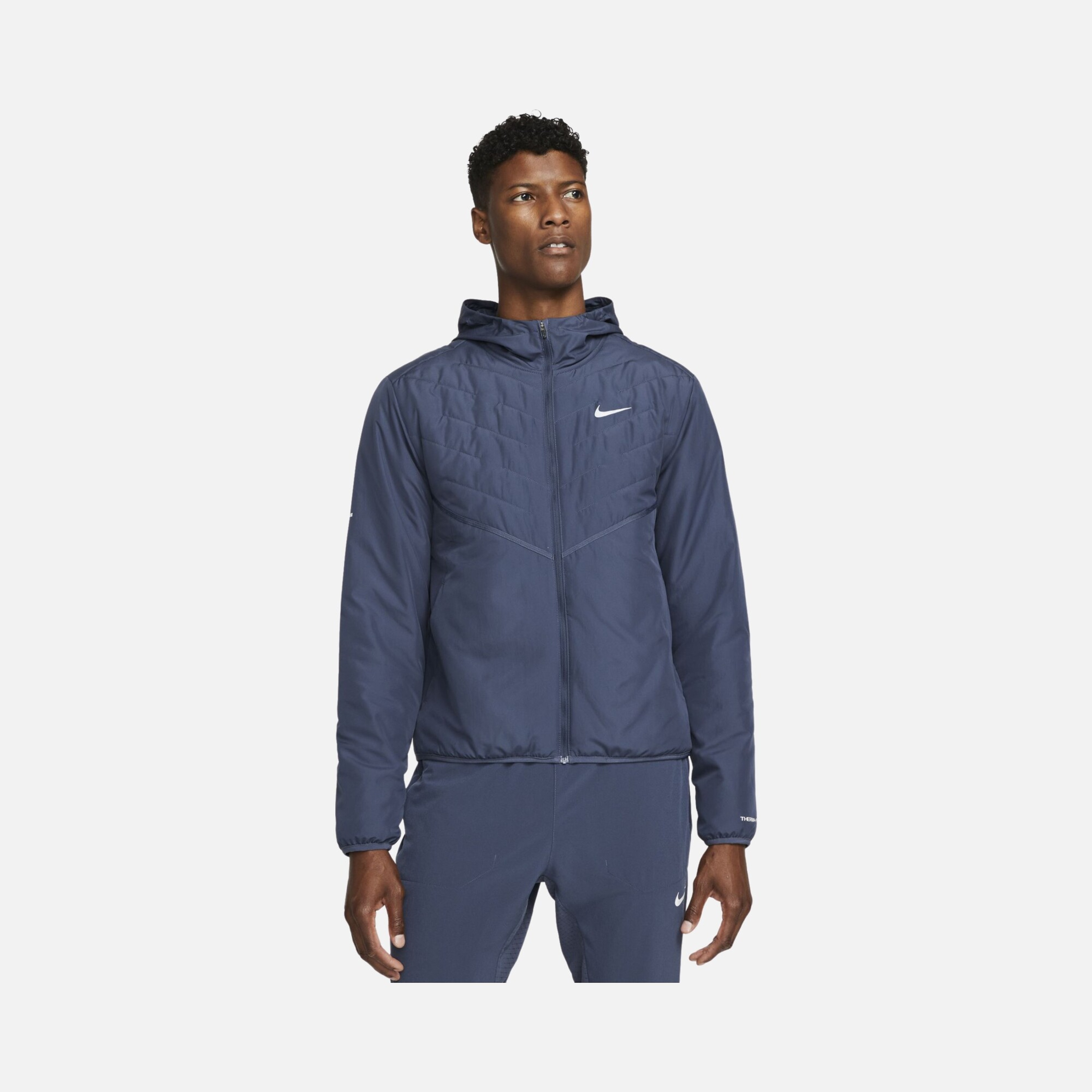 Nike Therma-Fit Repel Aerolayer Synthetic-Fill Running Full-Zip Hoodie Erkek Ceket
