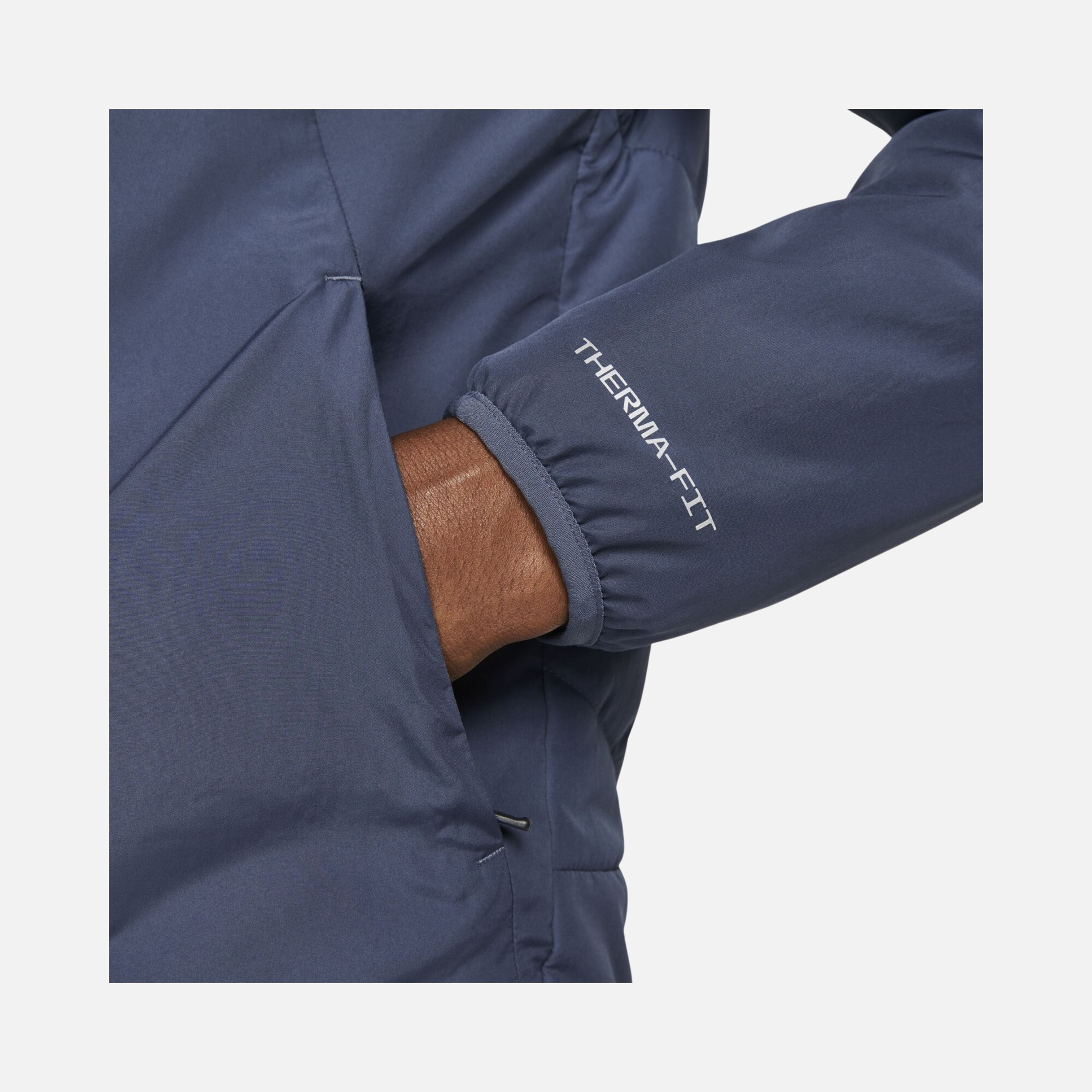 Nike Therma-Fit Repel Aerolayer Synthetic-Fill Running Full-Zip Hoodie Erkek Ceket