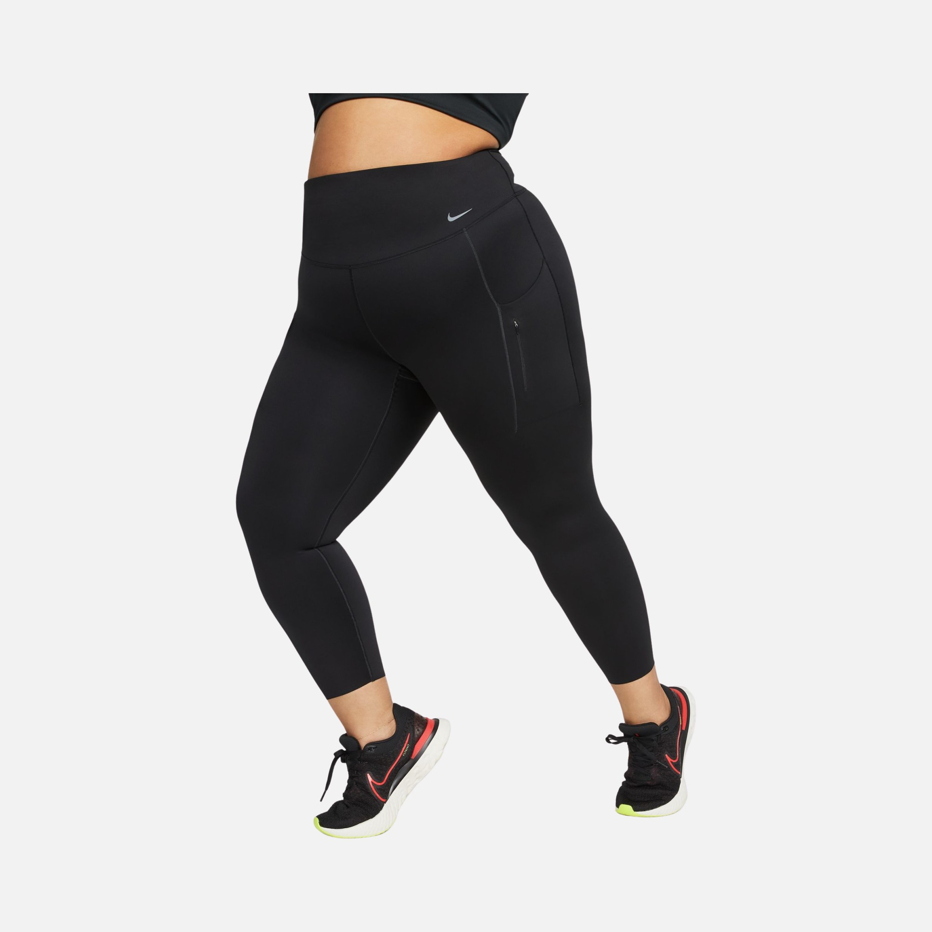 Nike Go Firm-Support High-Waisted 7/8 Training (Plus-Size) Kadın Tayt