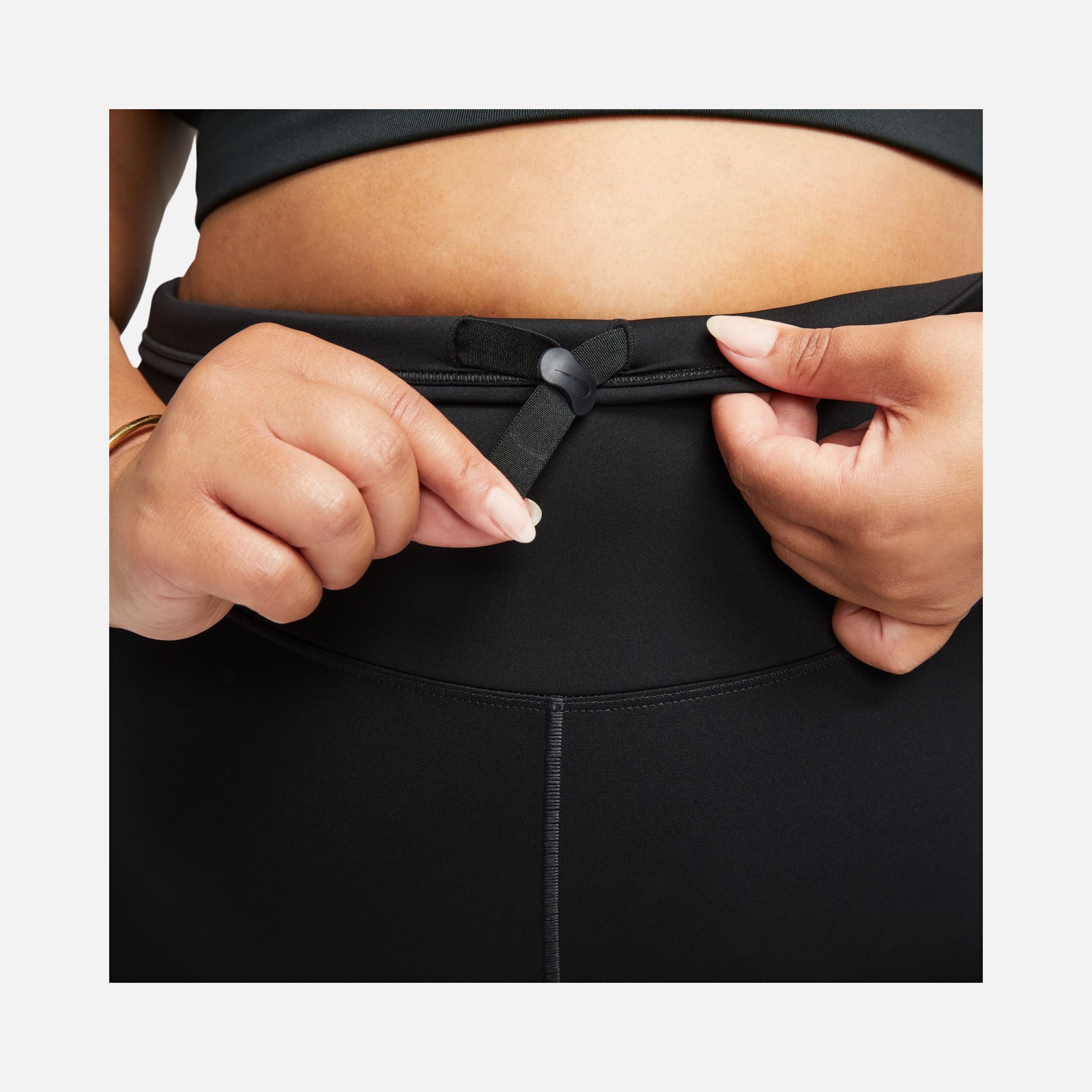 Nike Go Firm-Support High-Waisted 7/8 Training (Plus-Size) Kadın Tayt