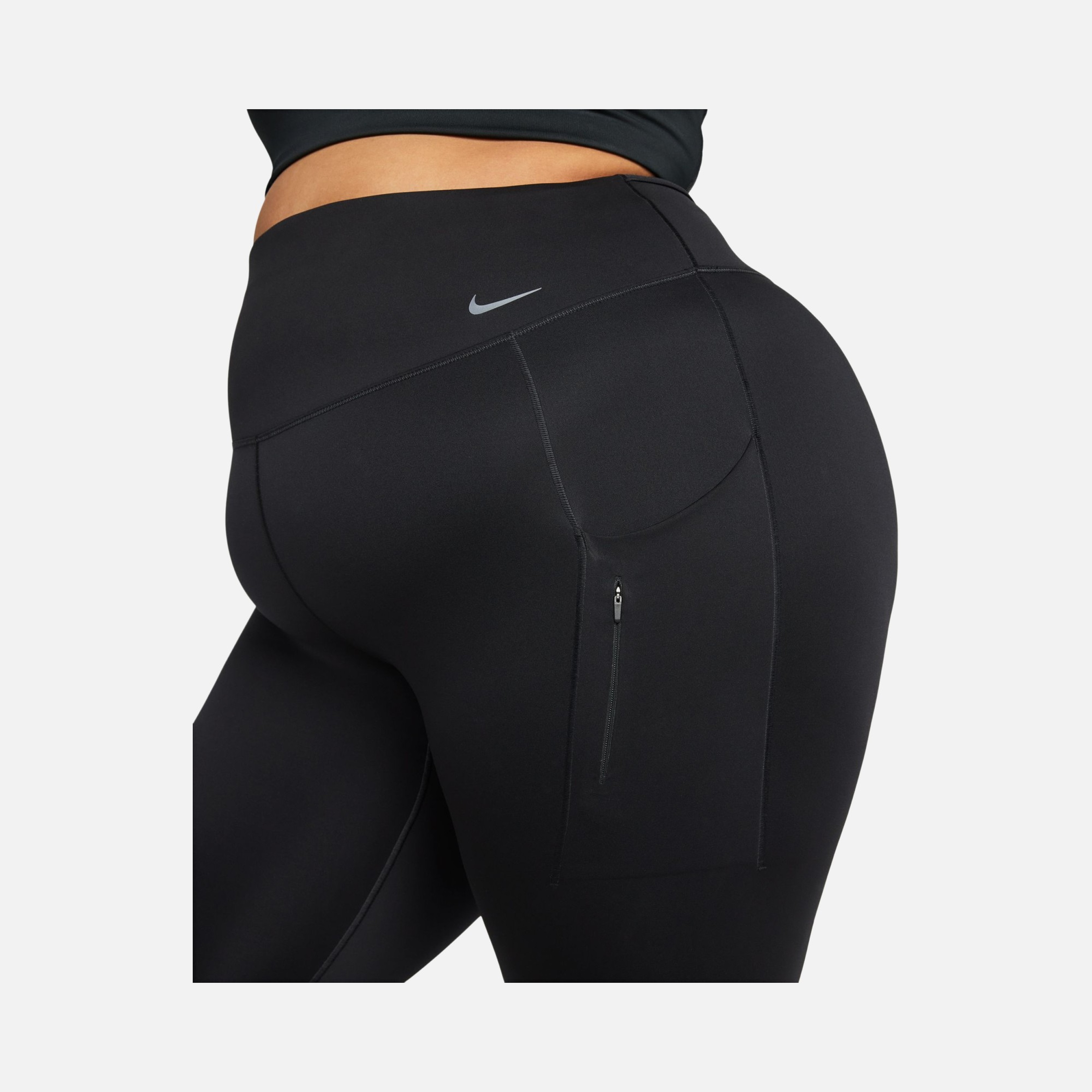 Nike Go Firm-Support High-Waisted 7/8 Training (Plus-Size) Kadın Tayt