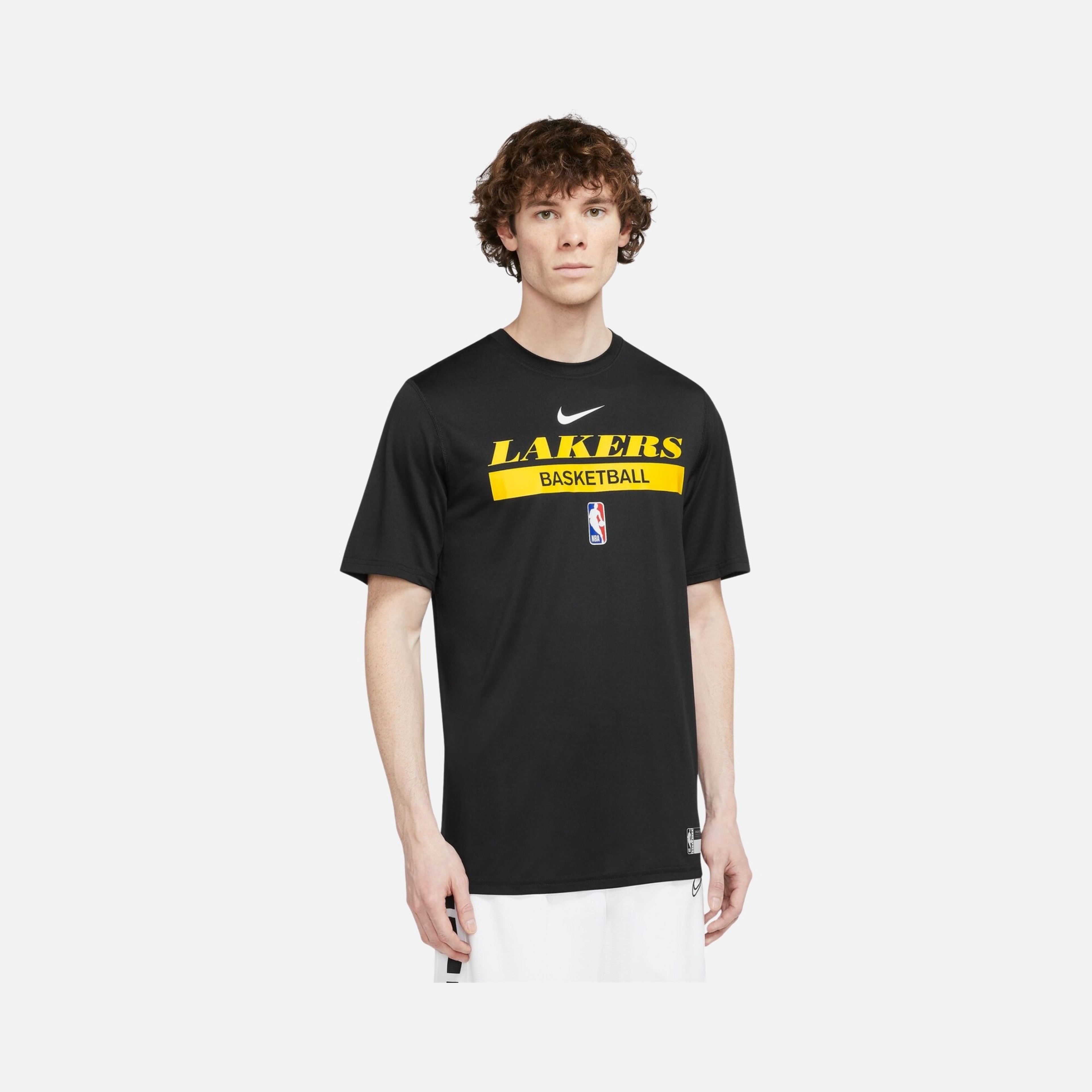 Nike Dri-Fit Los Angeles Lakers Essential Printed Graphics Short-Sleeve Erkek Tişört