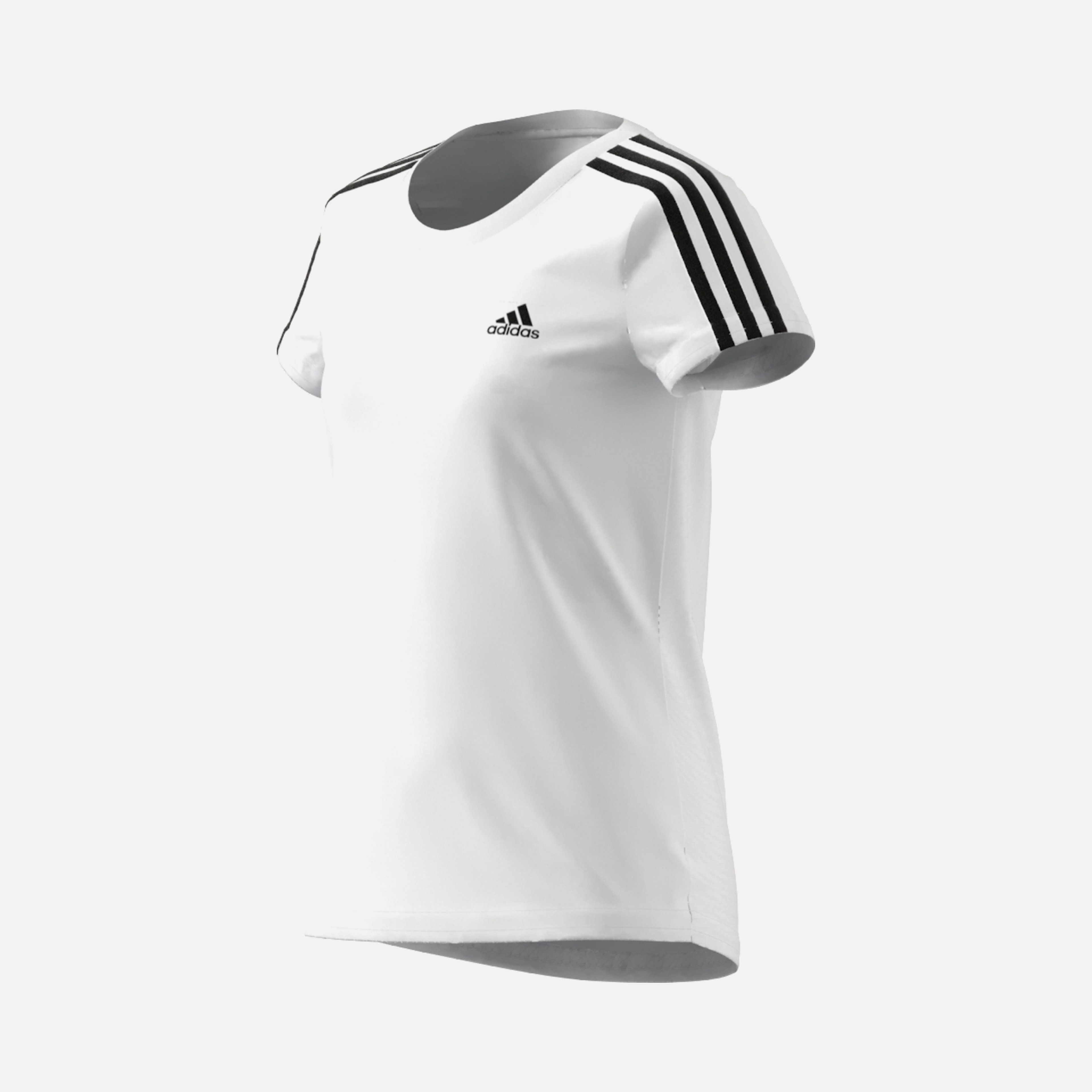 adidas Designed 2 Move AEROREADY 3-Stripes Short-Sleeve (Girls') Çocuk Tişört
