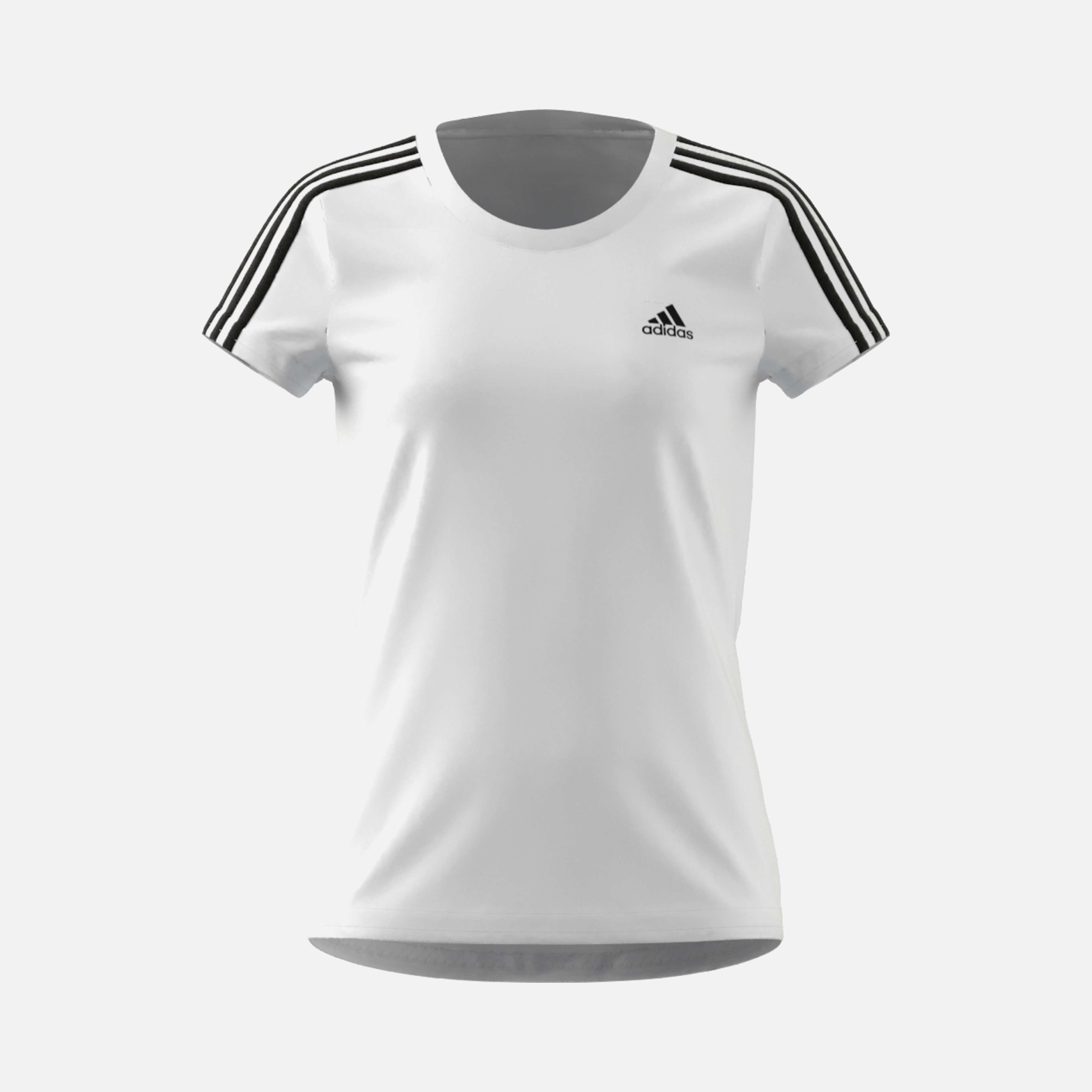 adidas Designed 2 Move AEROREADY 3-Stripes Short-Sleeve (Girls') Çocuk Tişört
