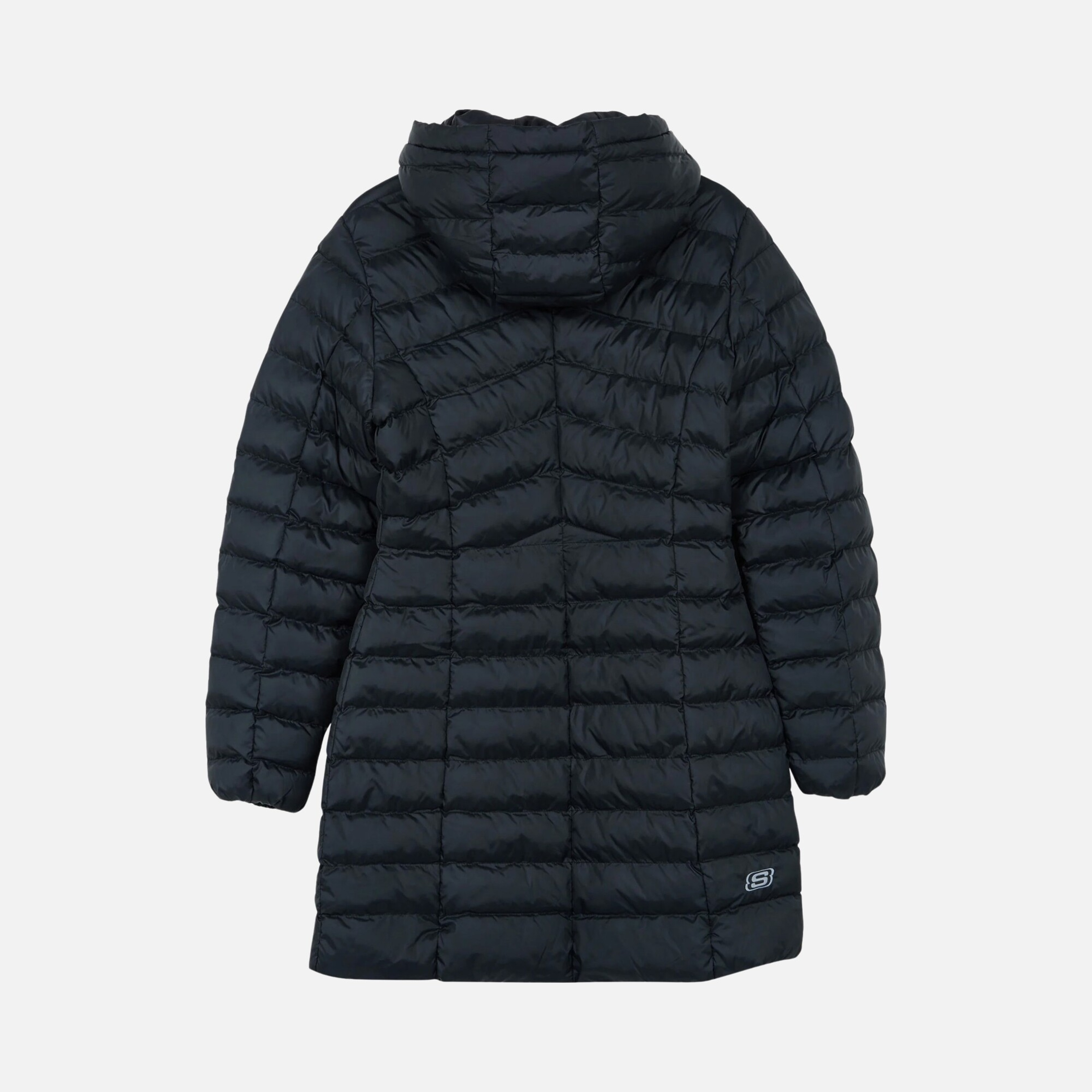 Skechers Essential Maxi Length Full-Zip Hoodie Kadın Mont | Barçın