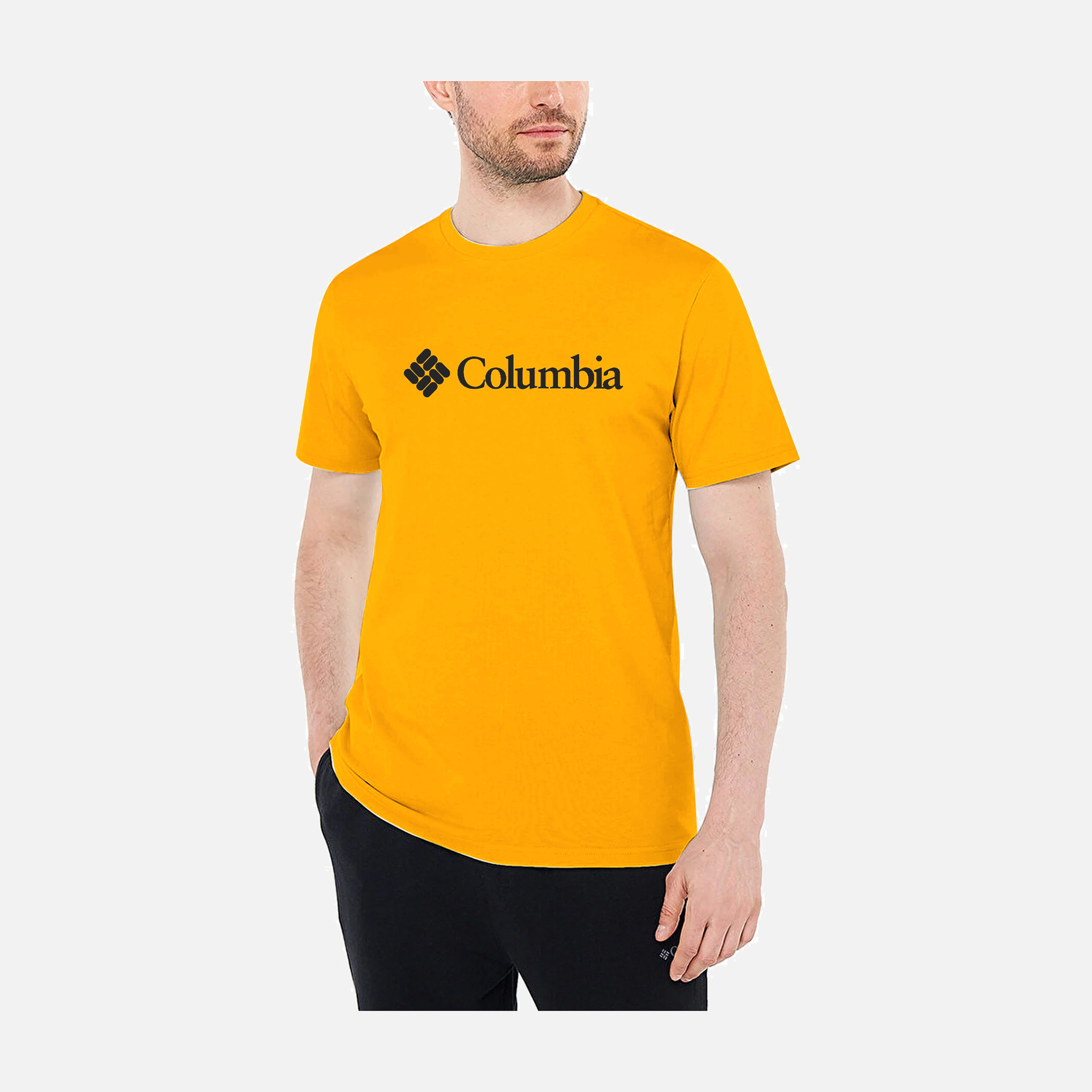 Columbia CSC Basic Big Logo Brushed Short-Sleeve Erkek Tişört