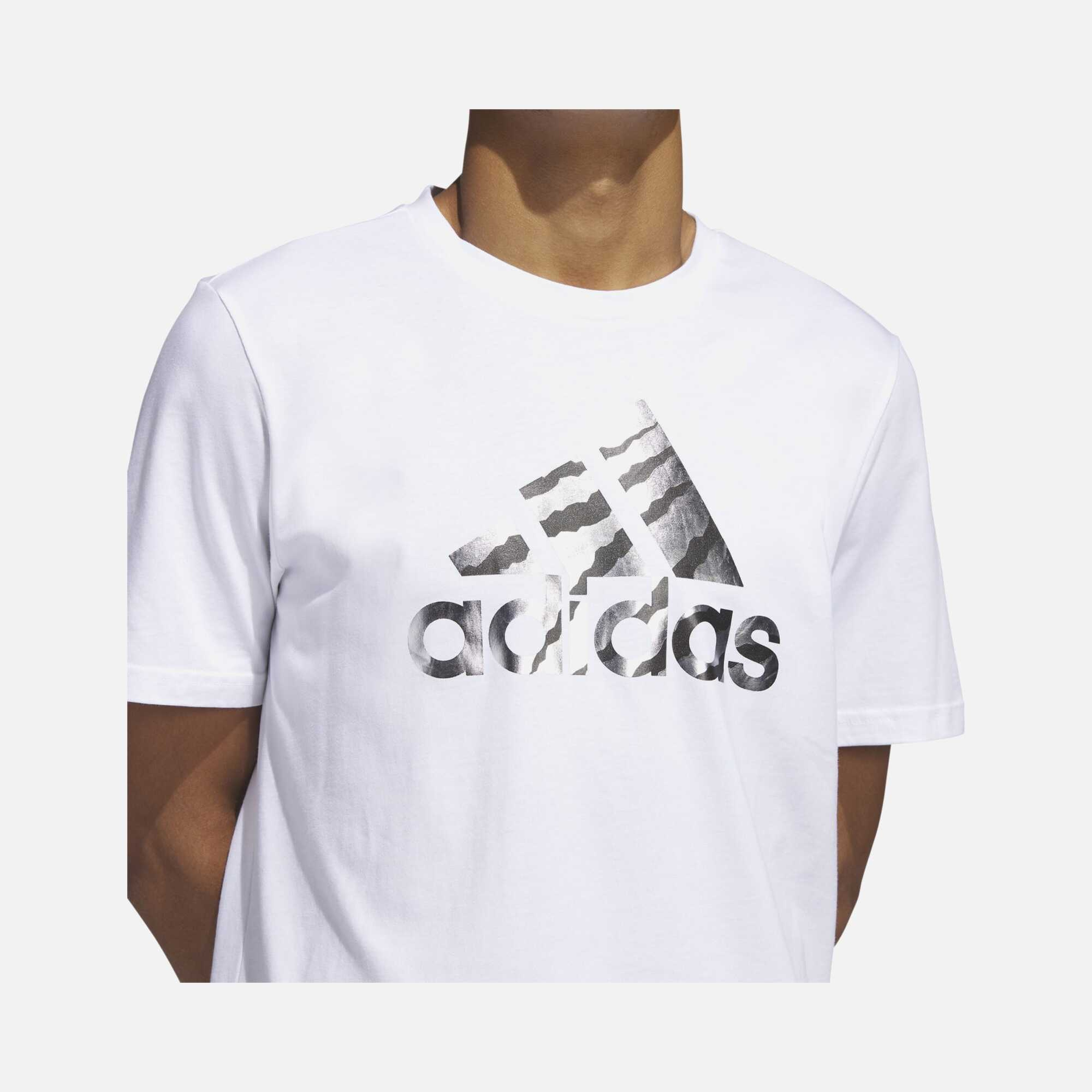 adidas Sportswear Power Logo Foil Short-Sleeve Erkek Tişört