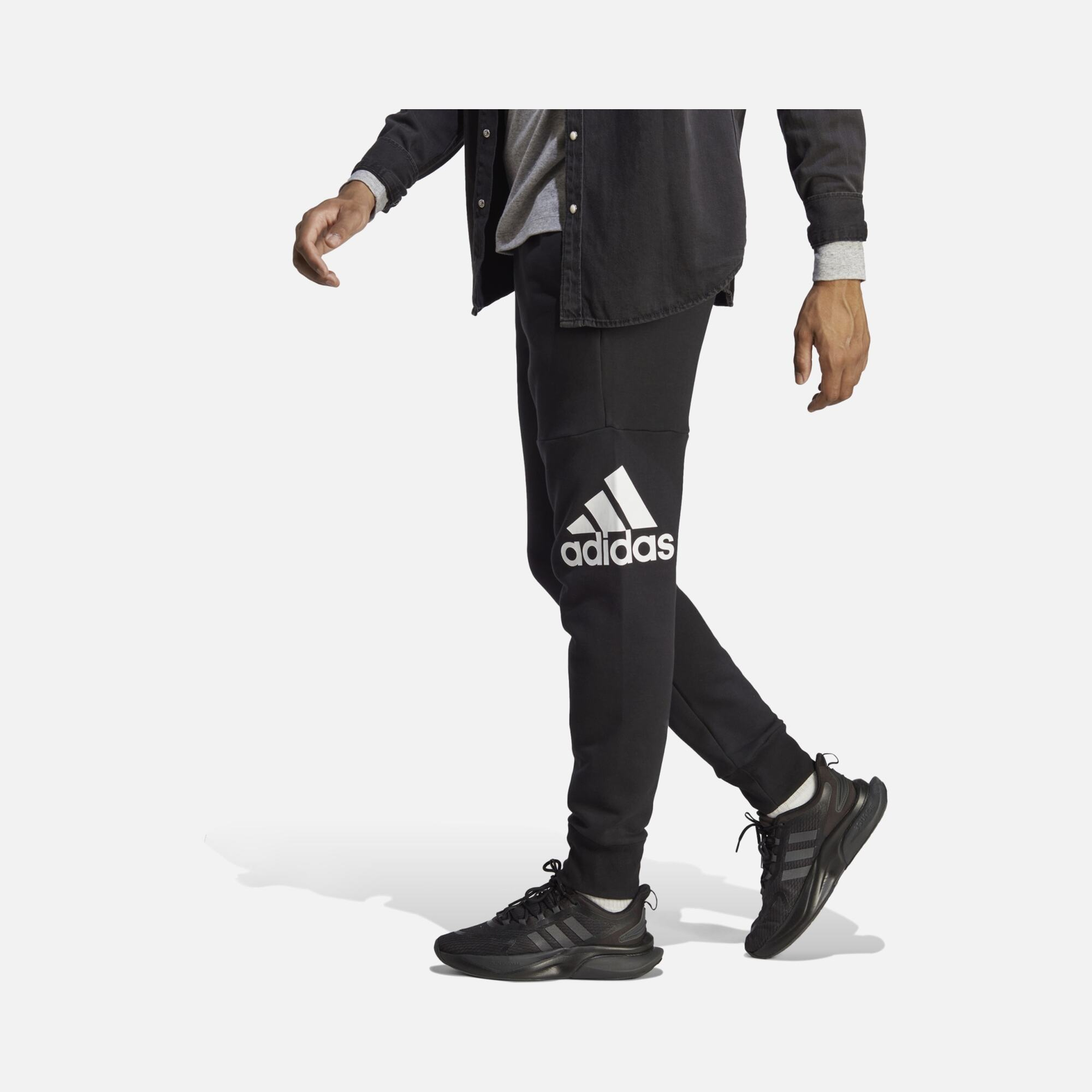 adidas Essentials French Terry Tapered Cuff Logo Joggers Erkek Eşofman Altı