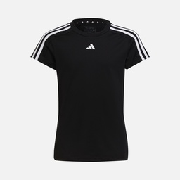 adidas Train Essentials AEROREADY 3-Stripes Slim-Fit Training Short-Sleeve (Girls') Çocuk Tişört