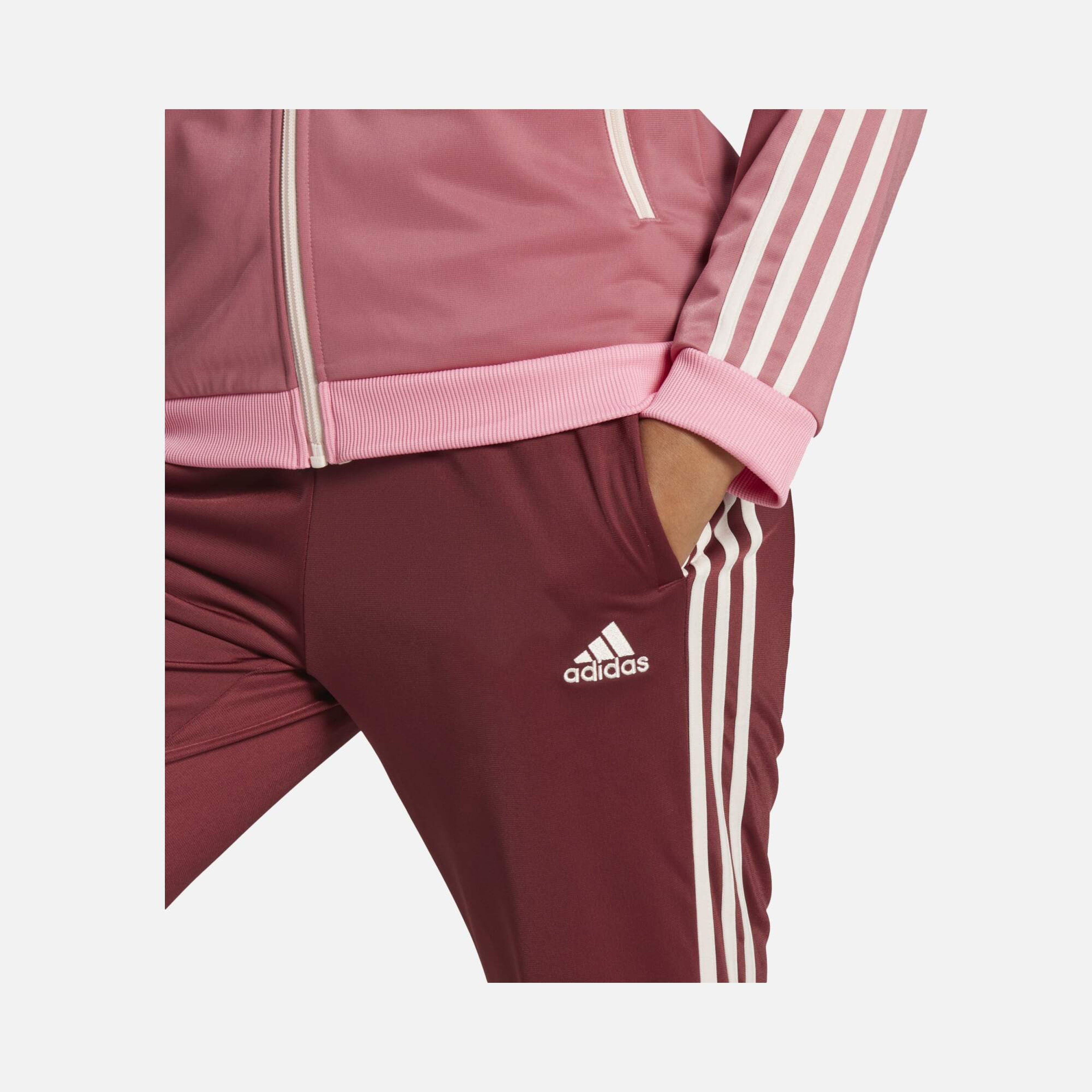 adidas Essentials 3-Stripes Full-Zip Kadın Eşofman Takımı