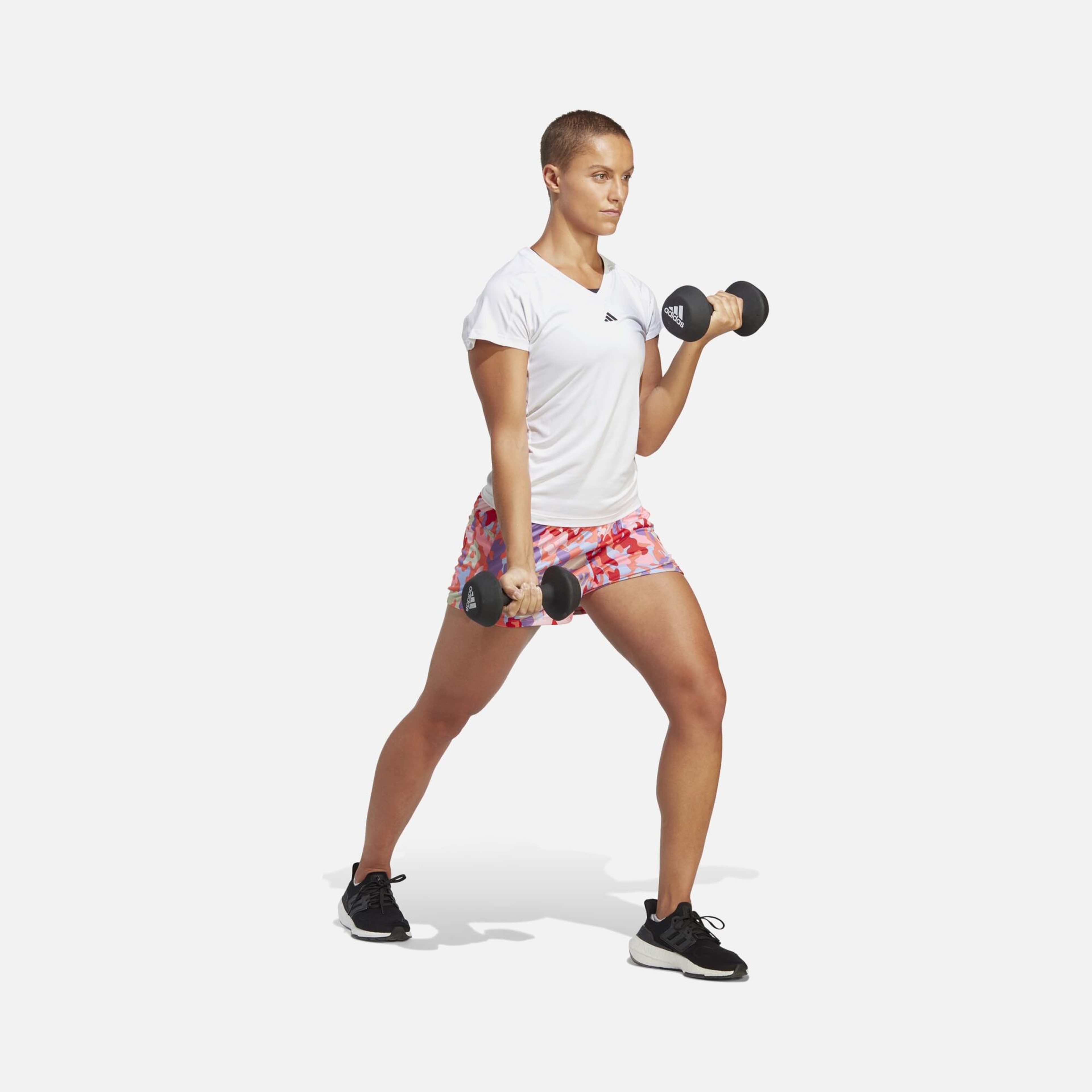 adidas AEROREADY Train Essentials Minimal Branding V-Neck Short-Sleeve Kadın Tişört