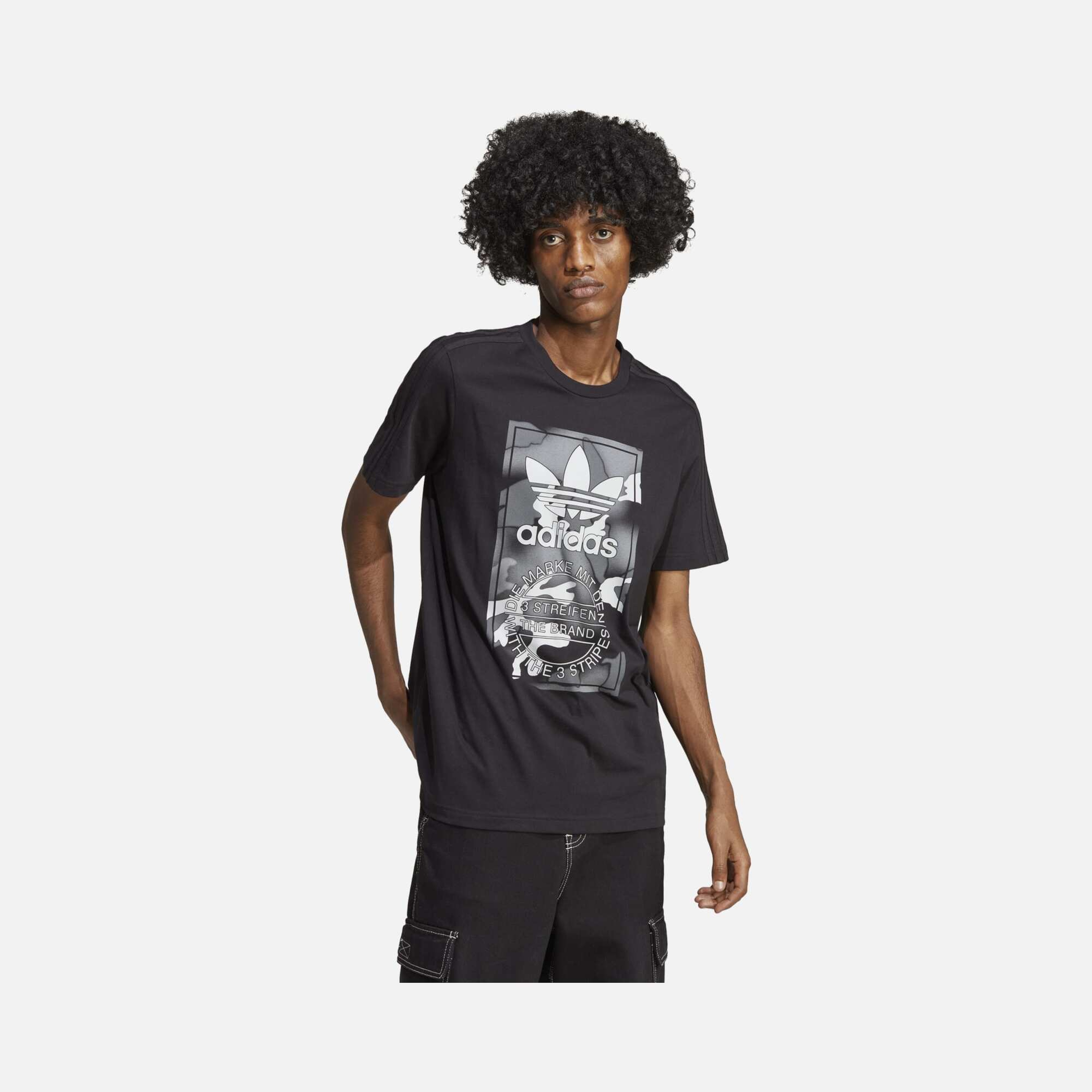 adidas Sportswear Graphic Camouflage Tongue Short-Sleeve Erkek Tişört