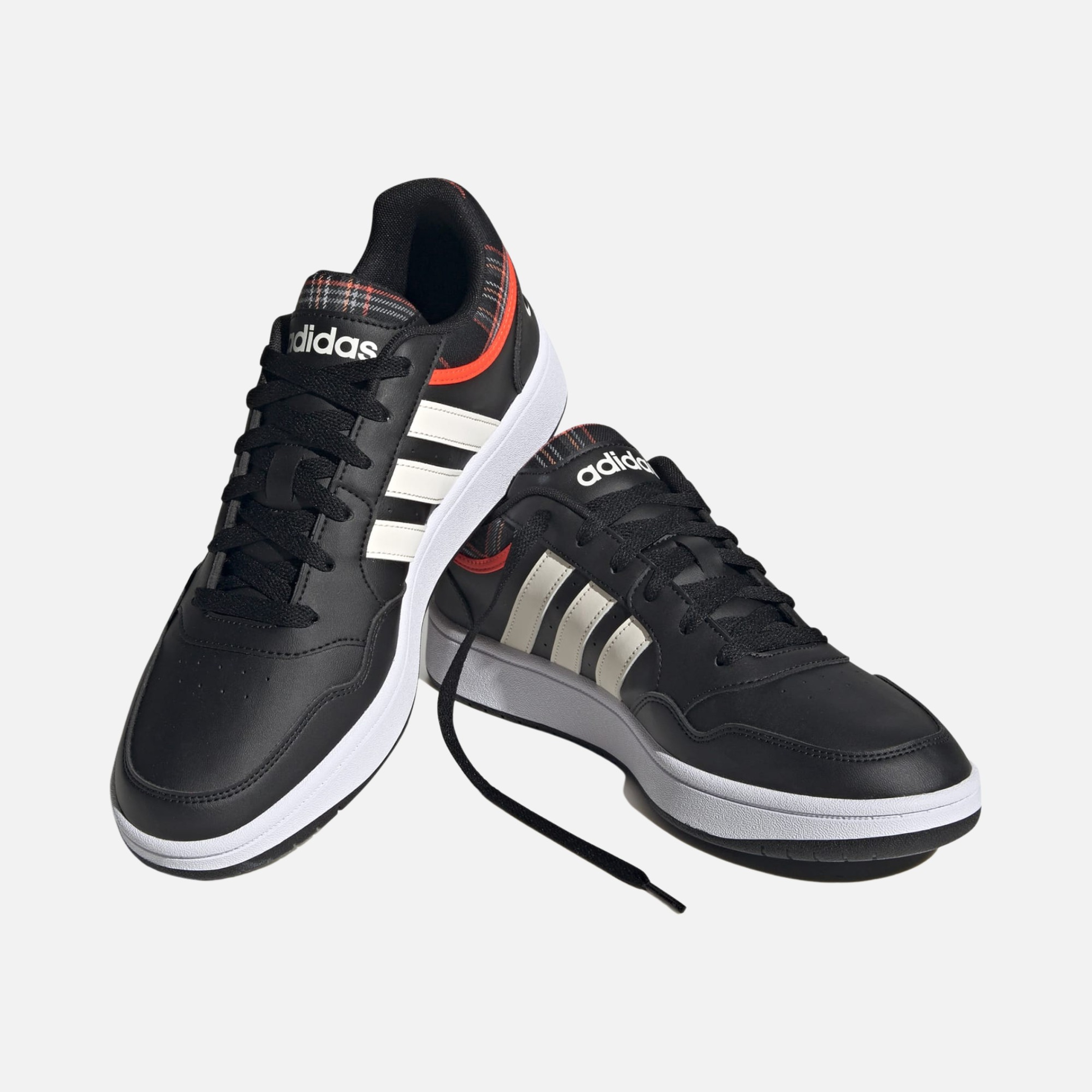 adidas Hoops 3.0 Lifestyle Basketball Low Classic Vintage ''Plaid Detail'' Erkek Spor Ayakkabı
