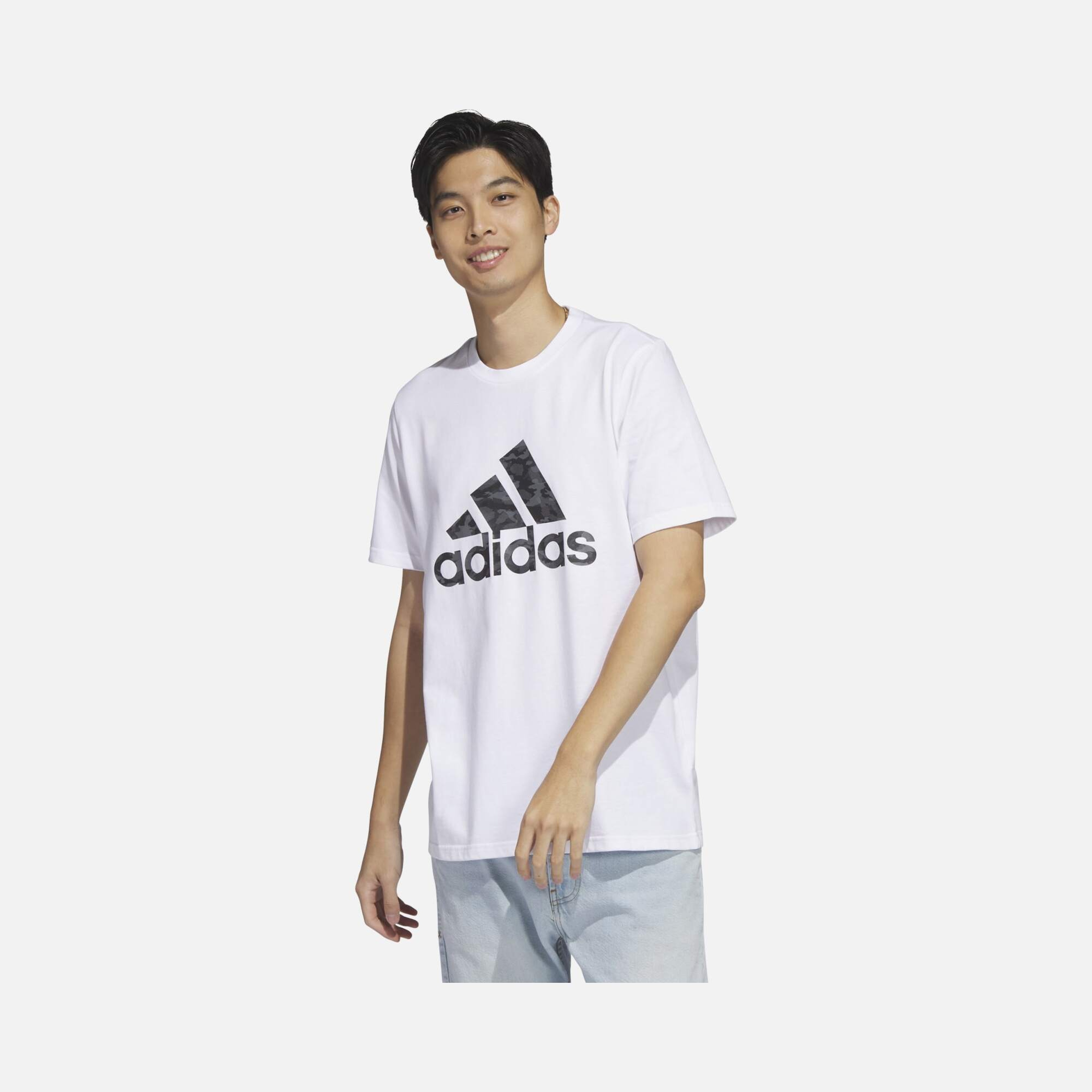adidas Sportswear Camouflage Logo Short-Sleeve Erkek Tişört