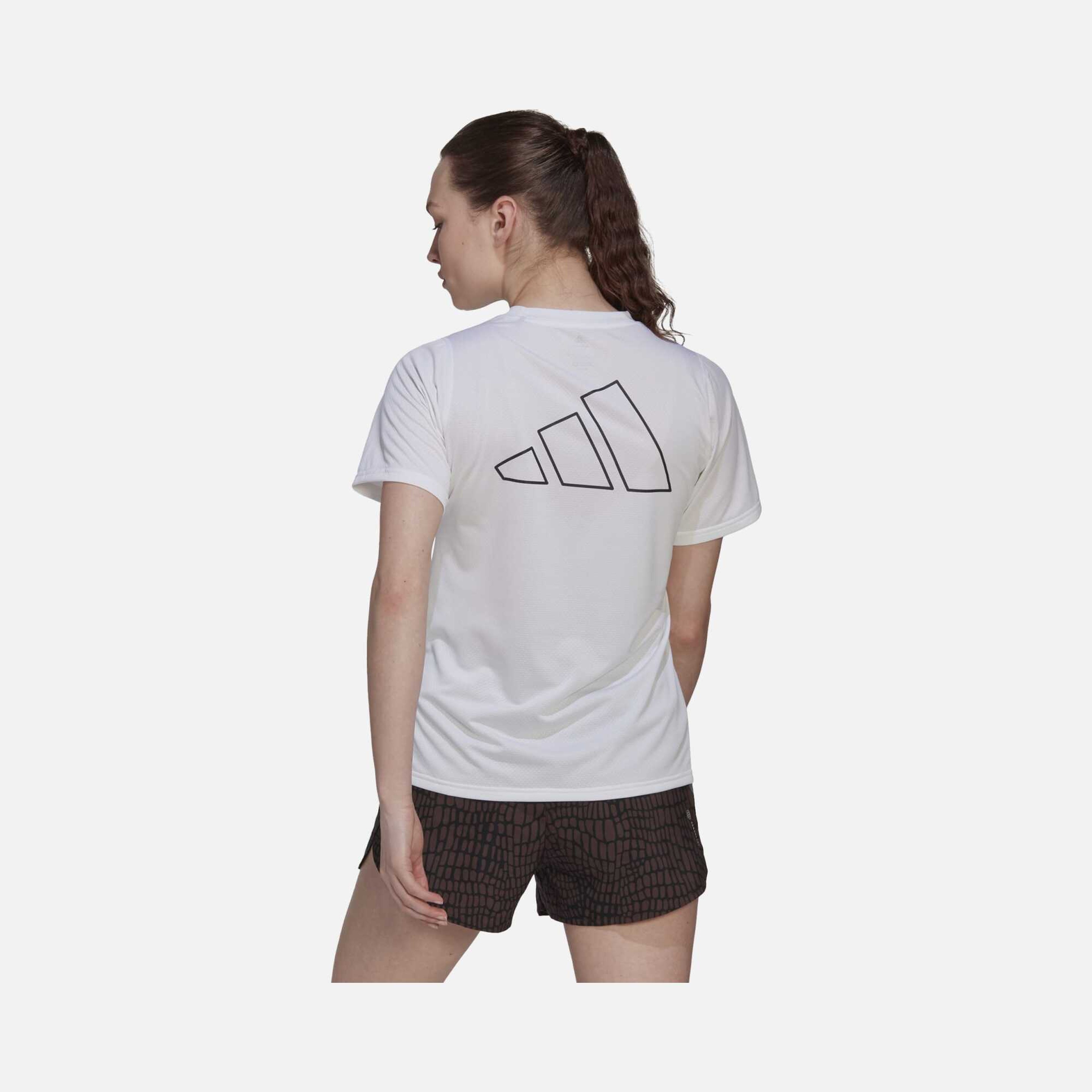 adidas Run Icons AEROREADY Running Short-Sleeve Kadın Tişört