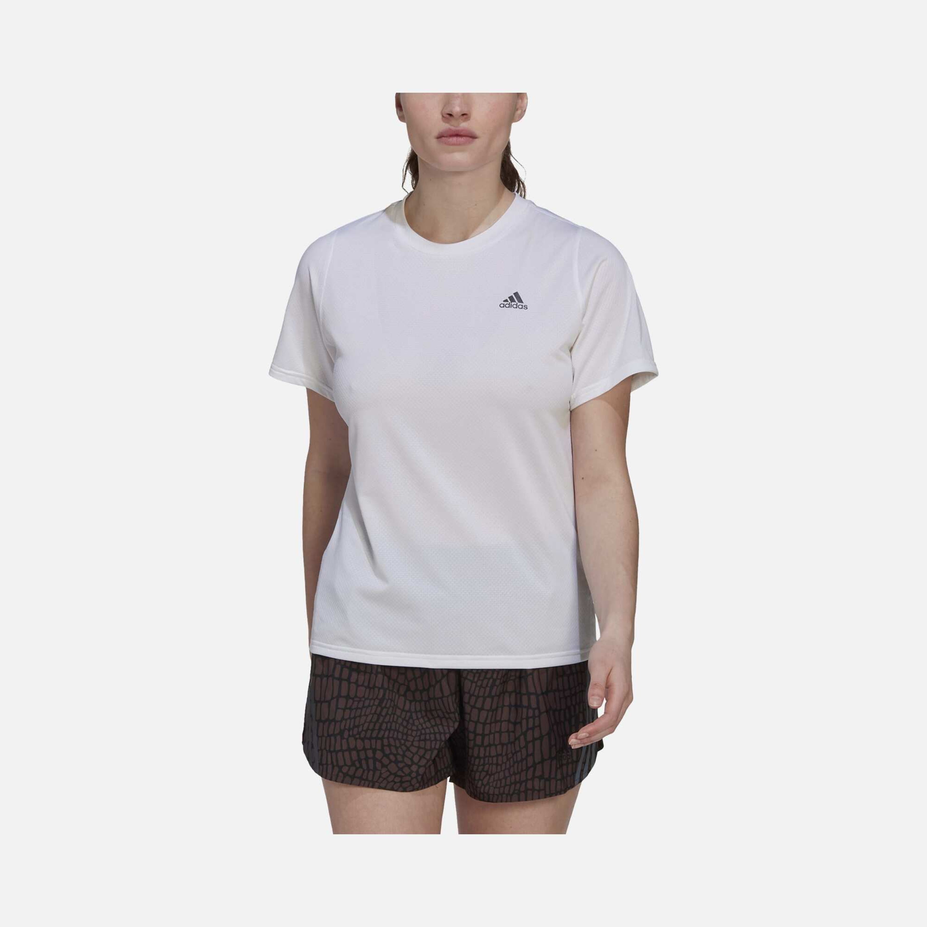 adidas Run Icons AEROREADY Running Short-Sleeve Kadın Tişört