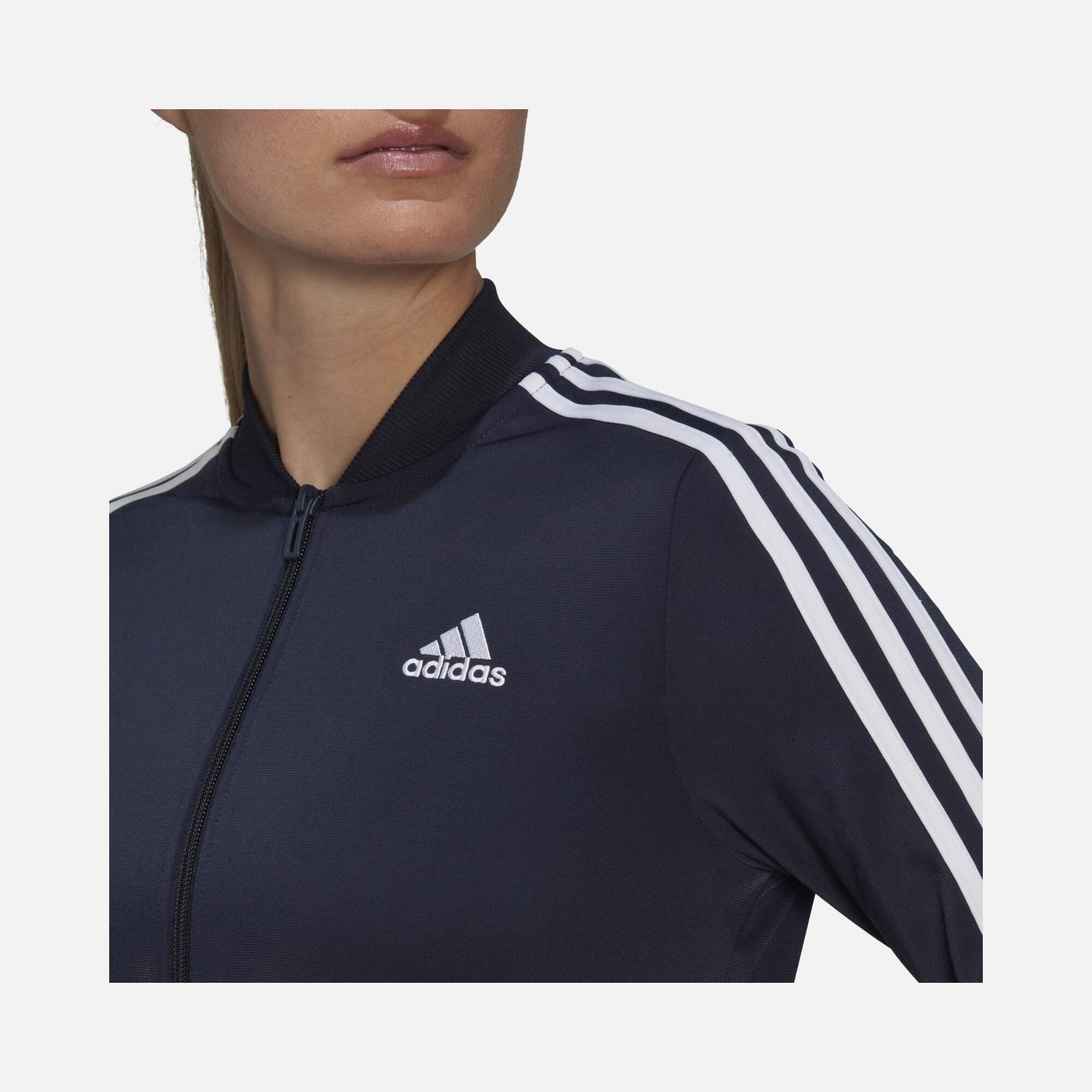 adidas Essentials 3-Stripes Full-Zip Kadın Eşofman Takımı