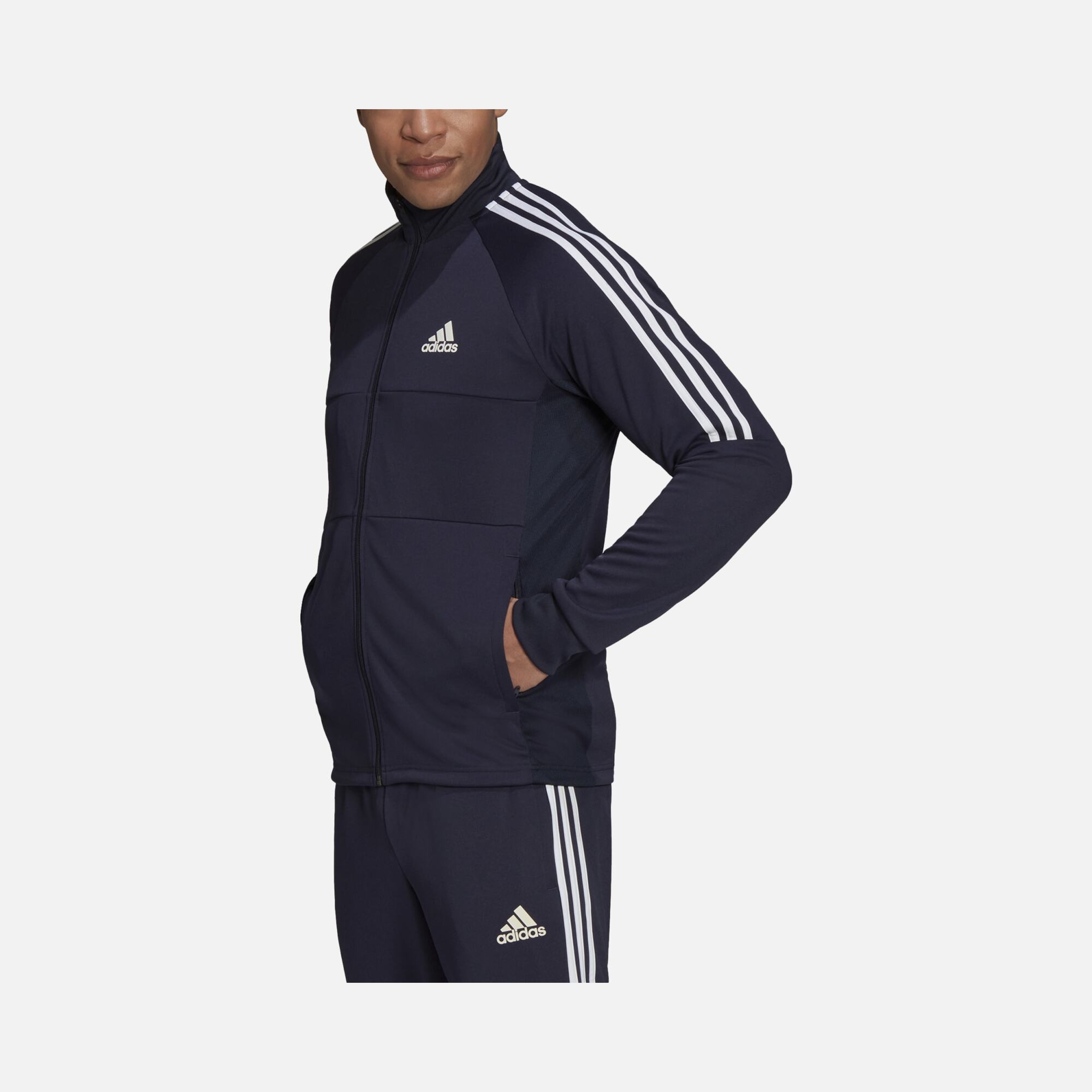 adidas AEROREADY Sereno Cut 3-Stripes Slim Track Full-Zip Erkek Ceket
