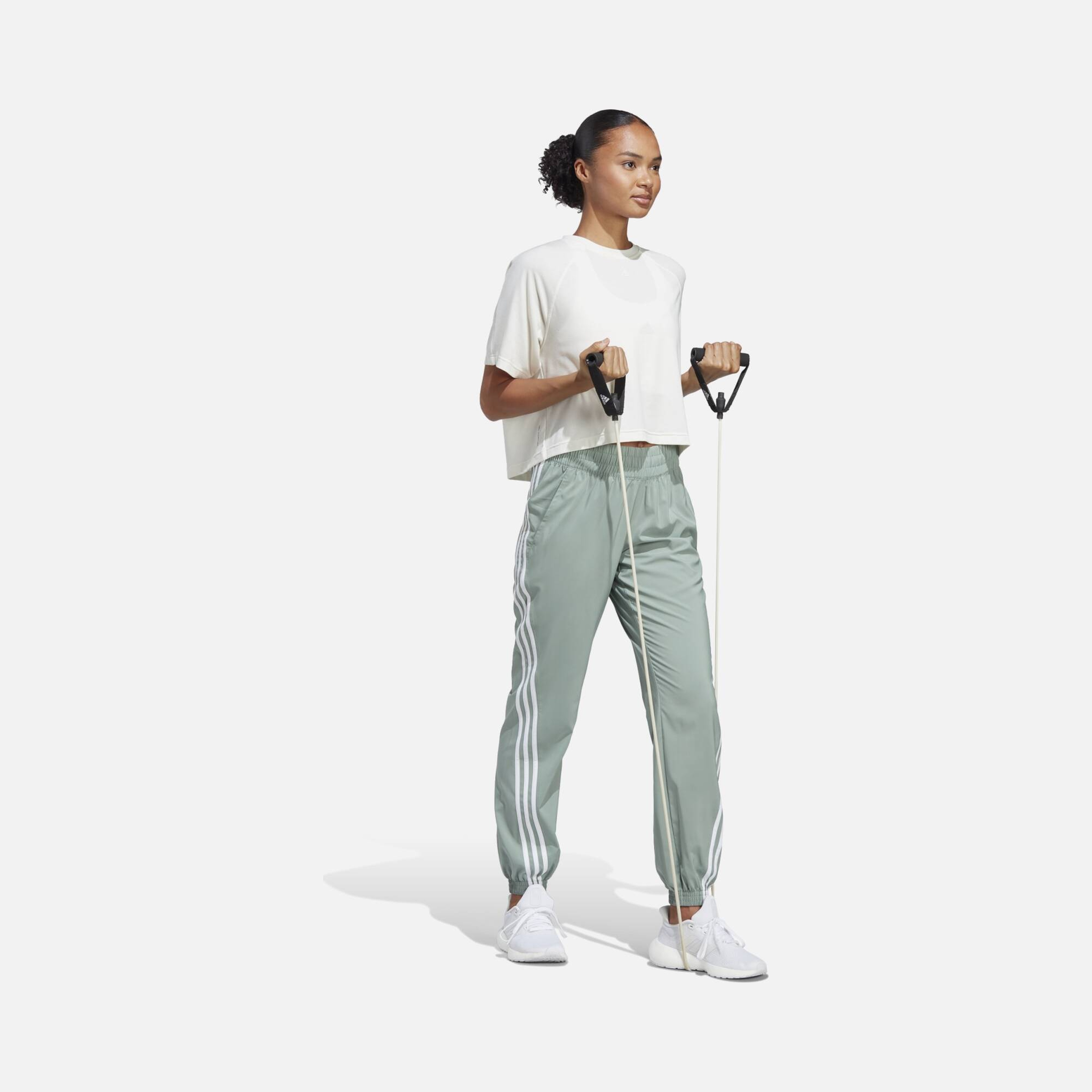 adidas AEROREADY Trainicons Woven 3-Stripes Kadın Eşofman Altı