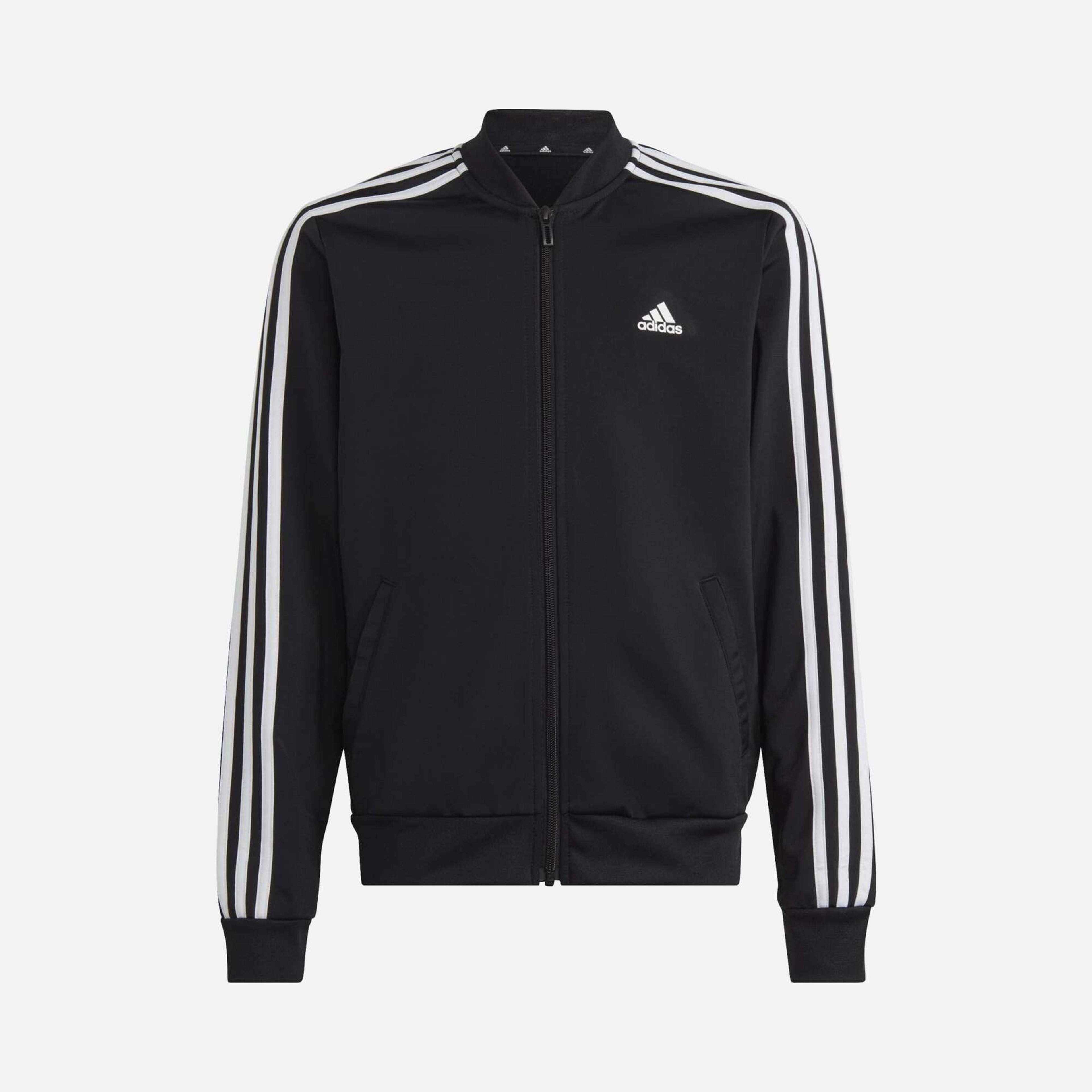 adidas Essentials 3-Stripes Full-Zip (Girls') Çocuk Eşofman Takımı