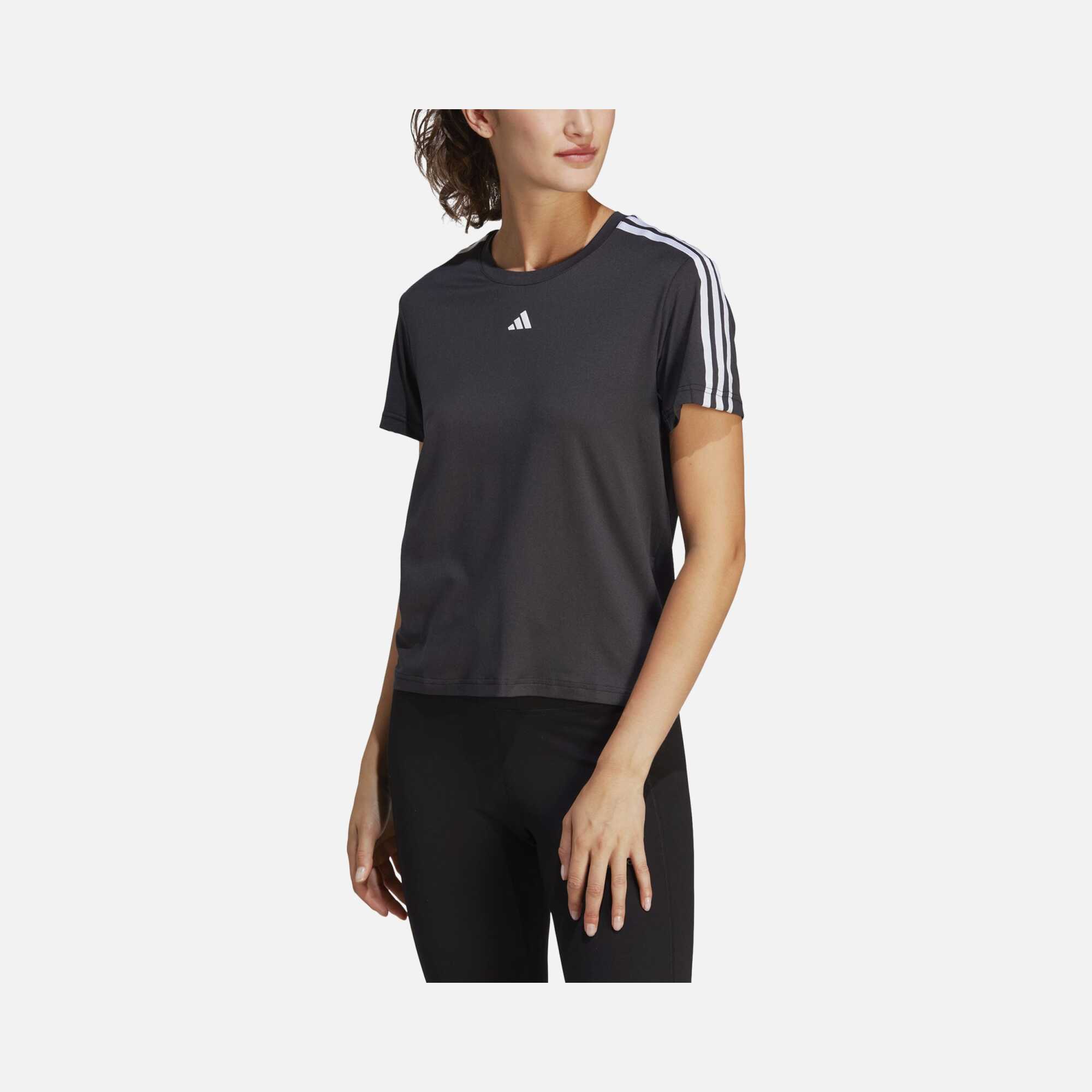 adidas AEROREADY Train Essentials 3-Stripes Gym&Training Short-Sleeve Kadın Tişört