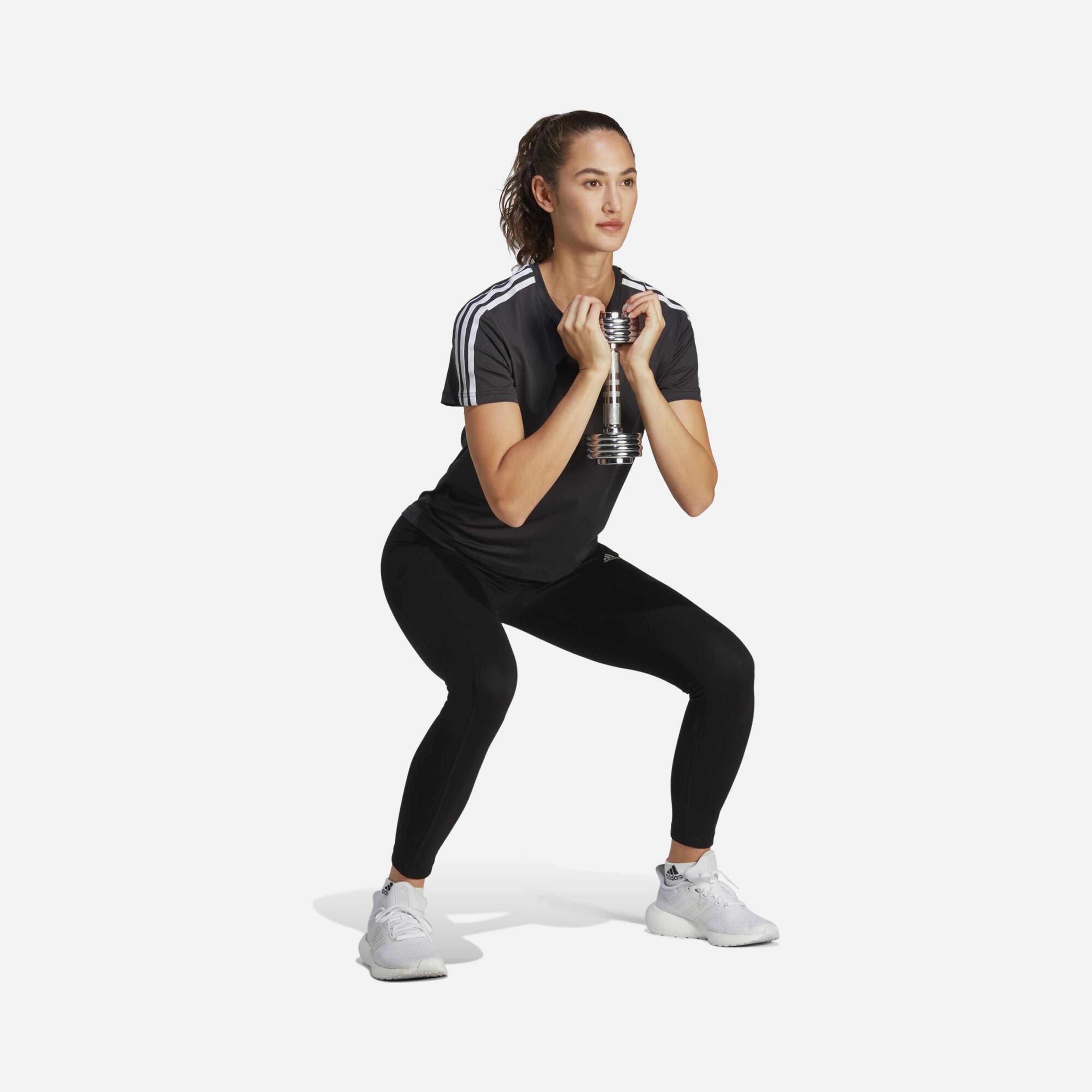 adidas AEROREADY Train Essentials 3-Stripes Gym&Training Short-Sleeve Kadın Tişört