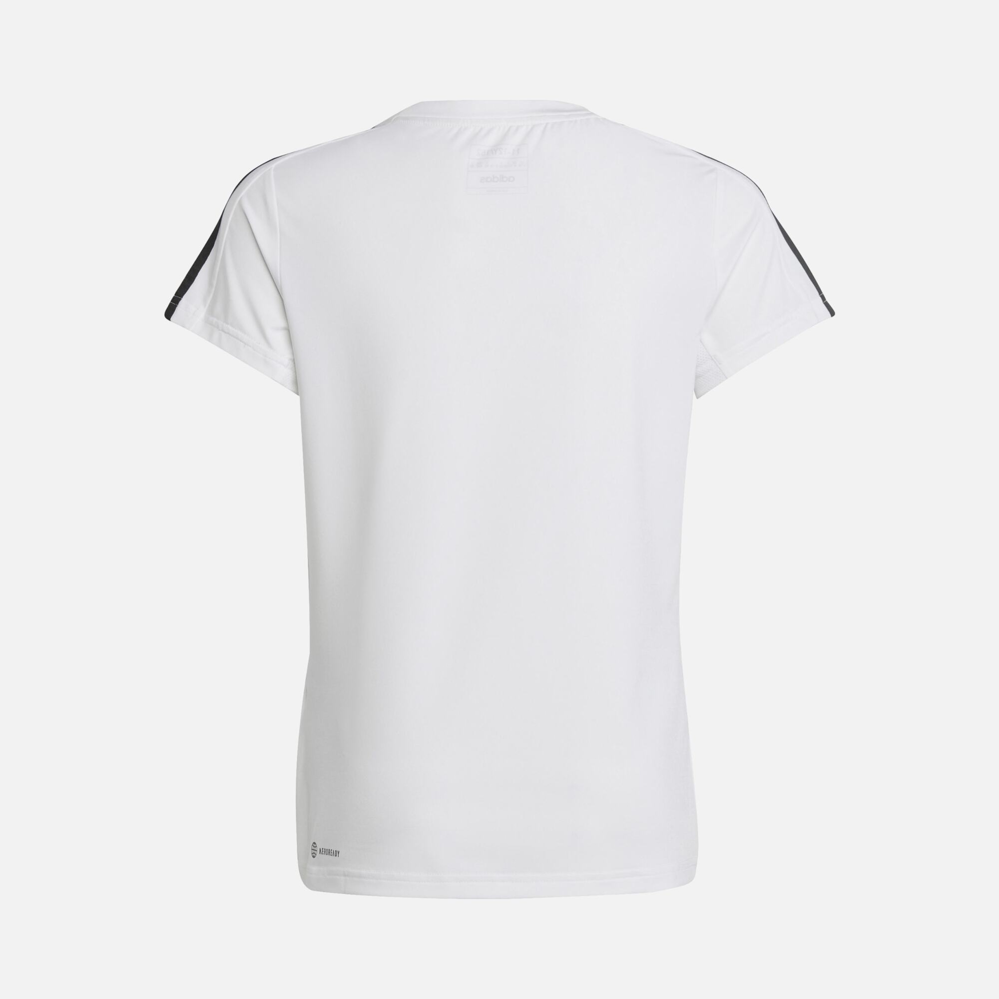 adidas Train Essentials AEROREADY 3-Stripes Slim-Fit Training Short-Sleeve (Girls') Çocuk Tişört