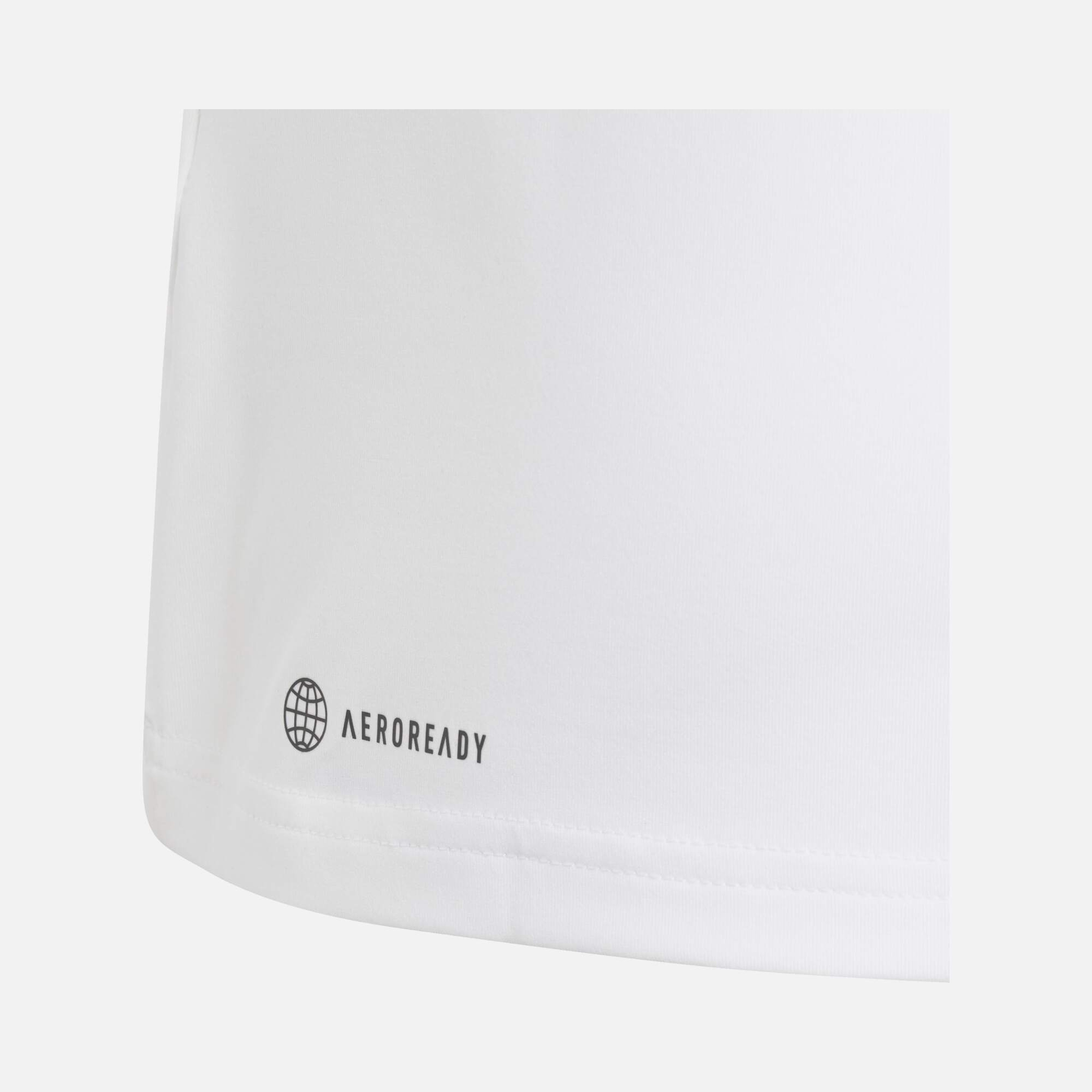 adidas Train Essentials AEROREADY 3-Stripes Slim-Fit Training Short-Sleeve (Girls') Çocuk Tişört