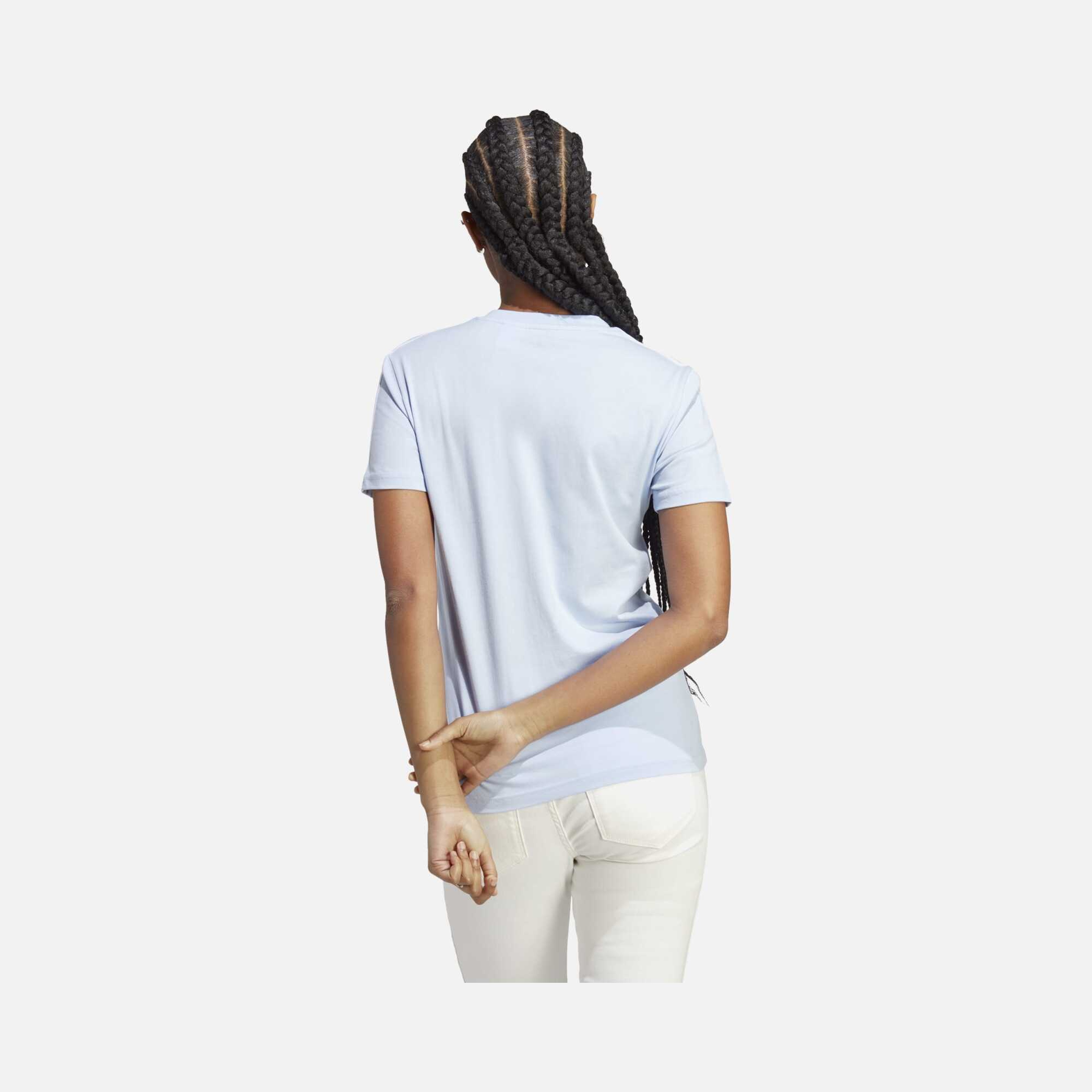 adidas Essentials Slim 3-Stripes Short-Sleeve Kadın Tişört