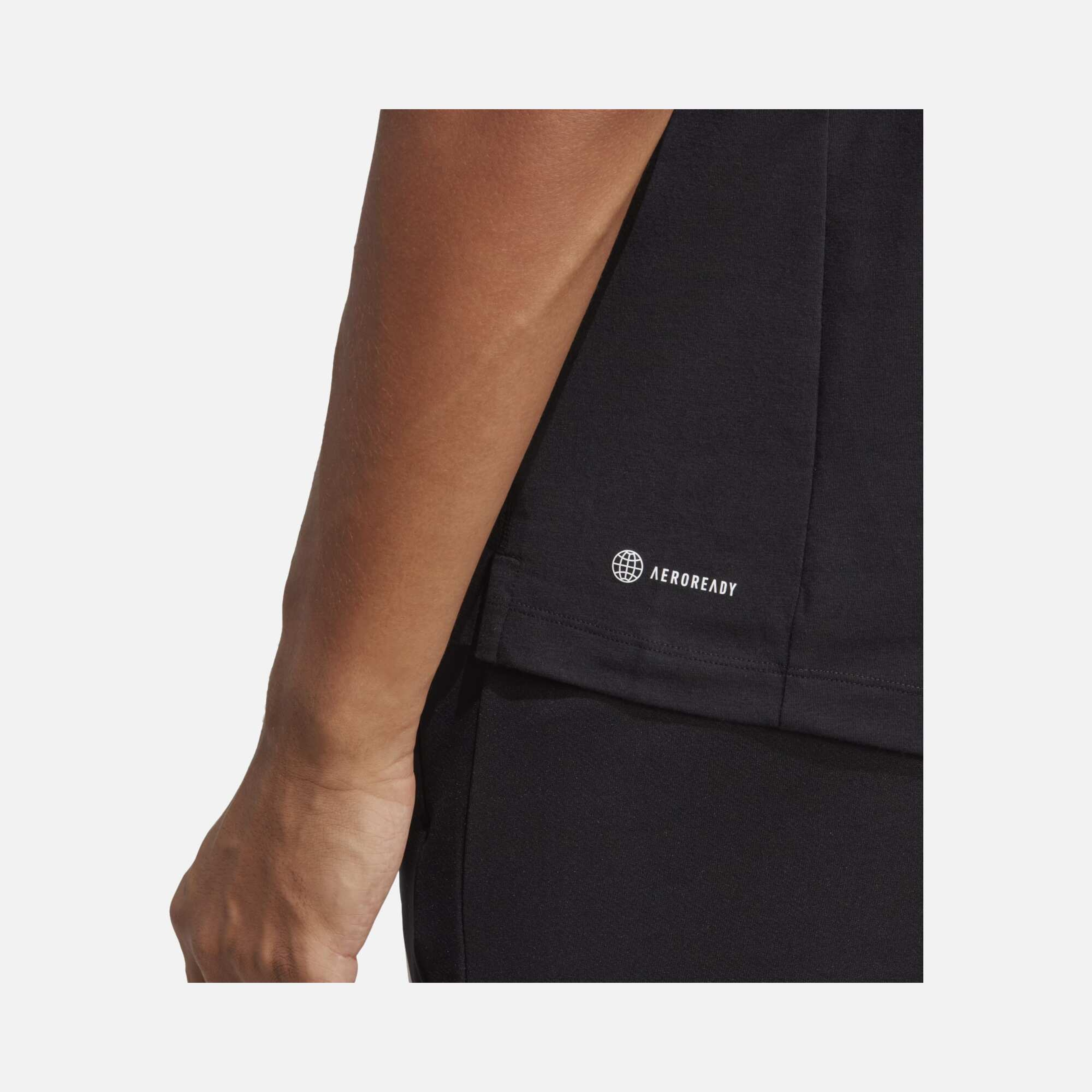 adidas AEROREADY Train Icons 3 Bar Logo Training Short-Sleeve Erkek Tişört