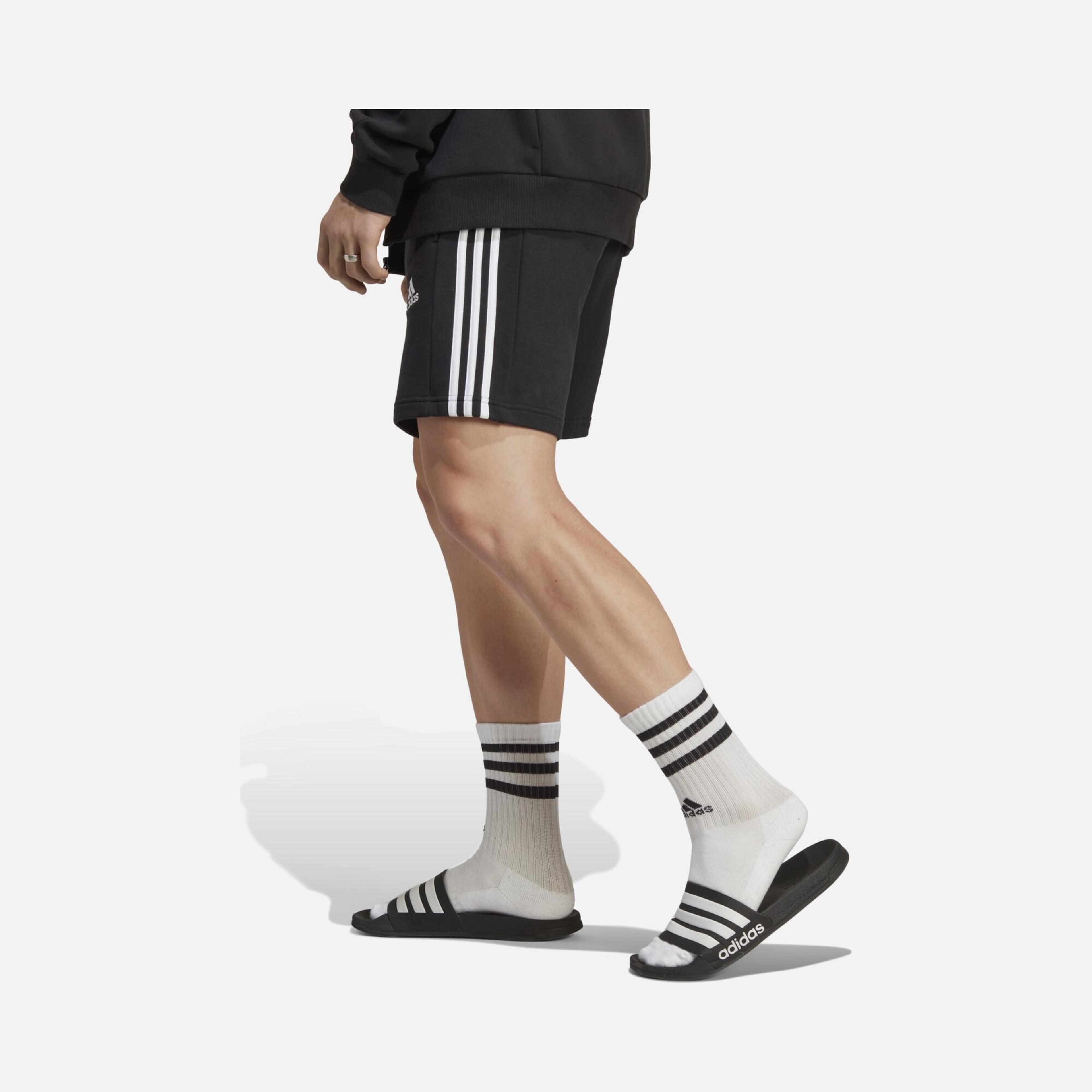 adidas Essentials French Terry 3-Stripes Erkek Şort