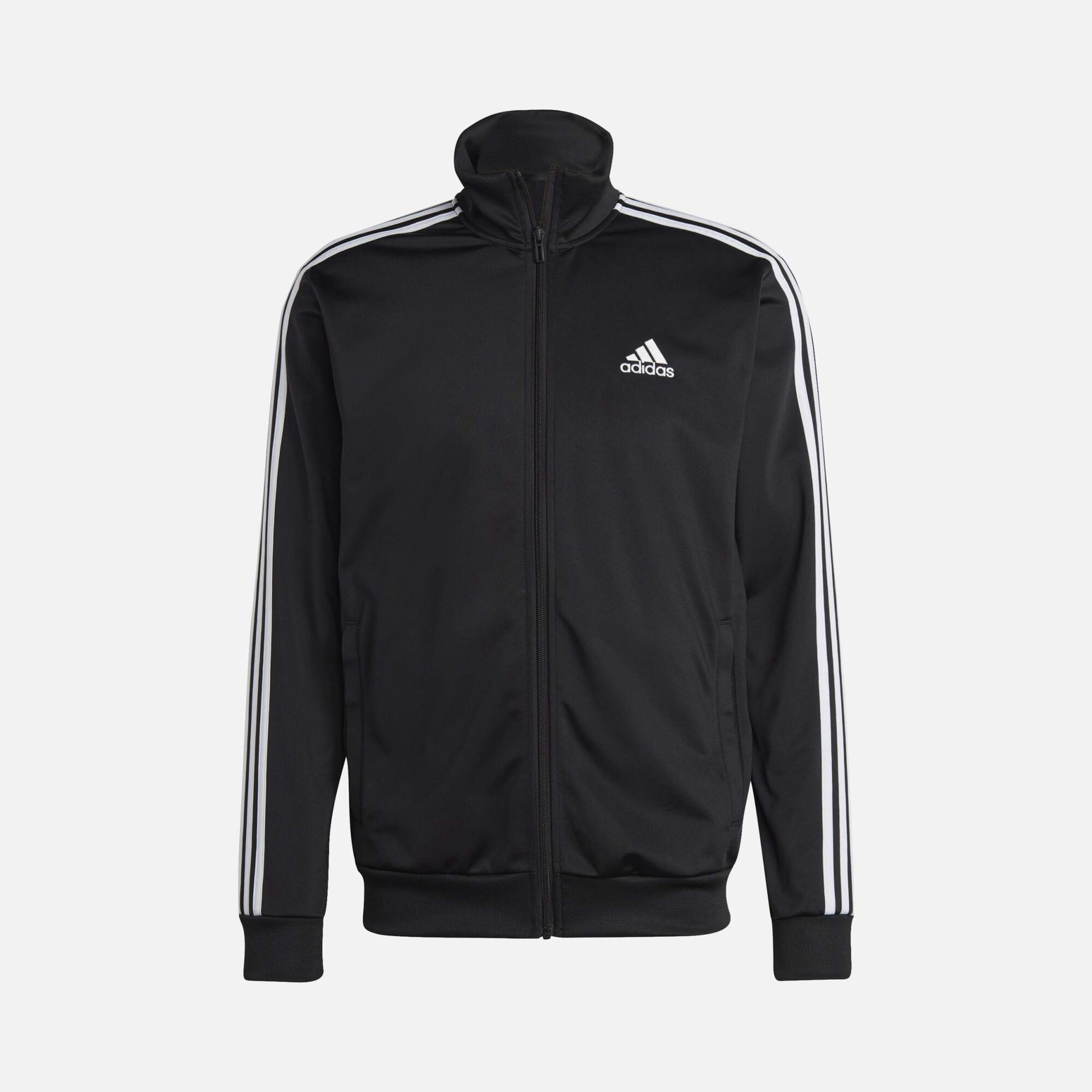 adidas Sportswear Basic 3-Stripes Tricot Full-Zip Erkek Eşofman Takımı