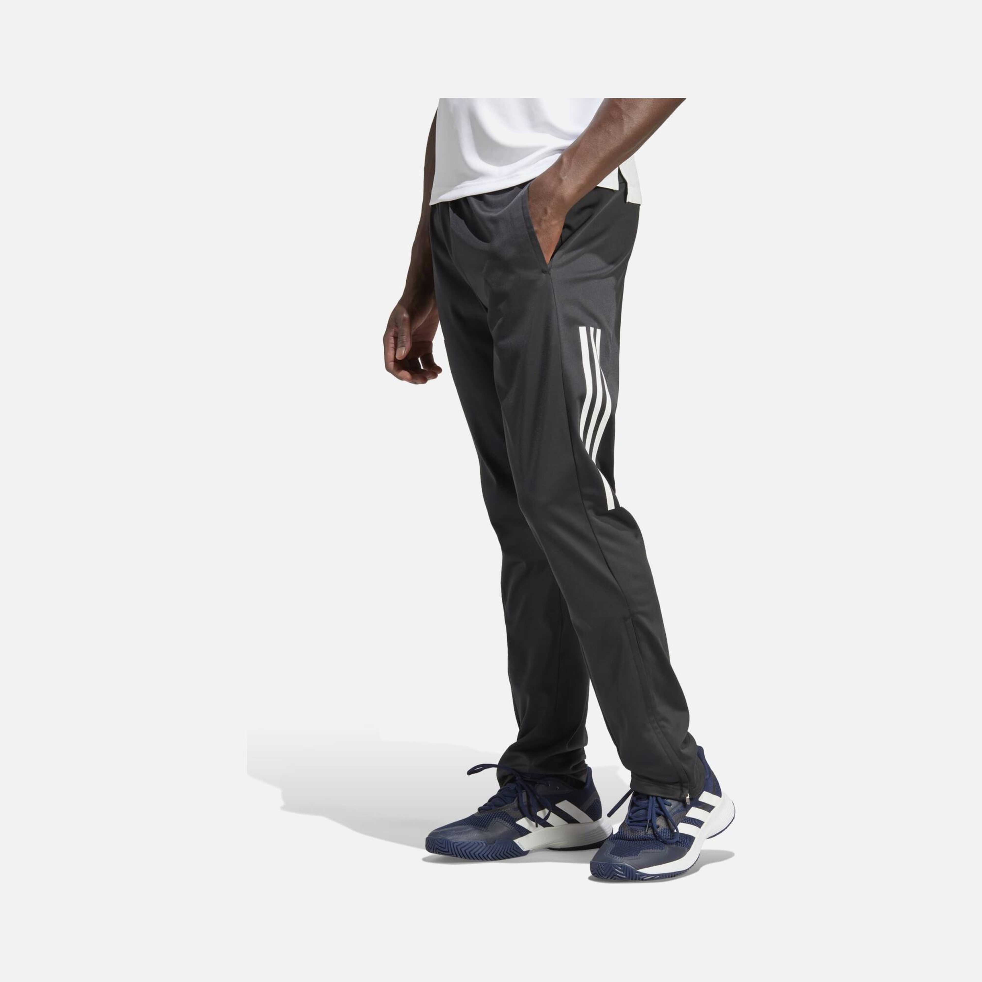 adidas 3-Stripes Knitted Tennis Zippered Leg Erkek Eşofman Altı