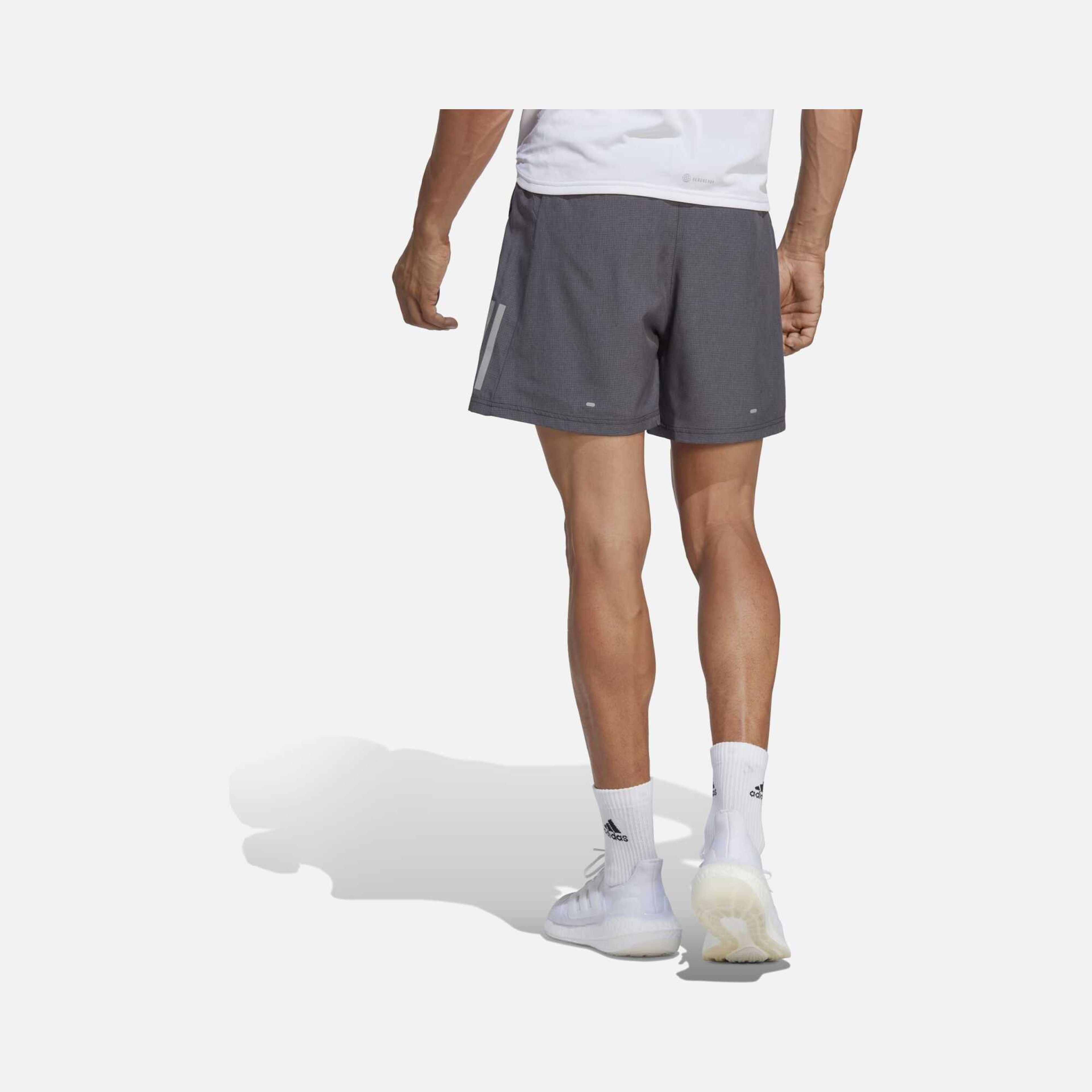 adidas AEROREADY Own the Run Heather Running Erkek Şort