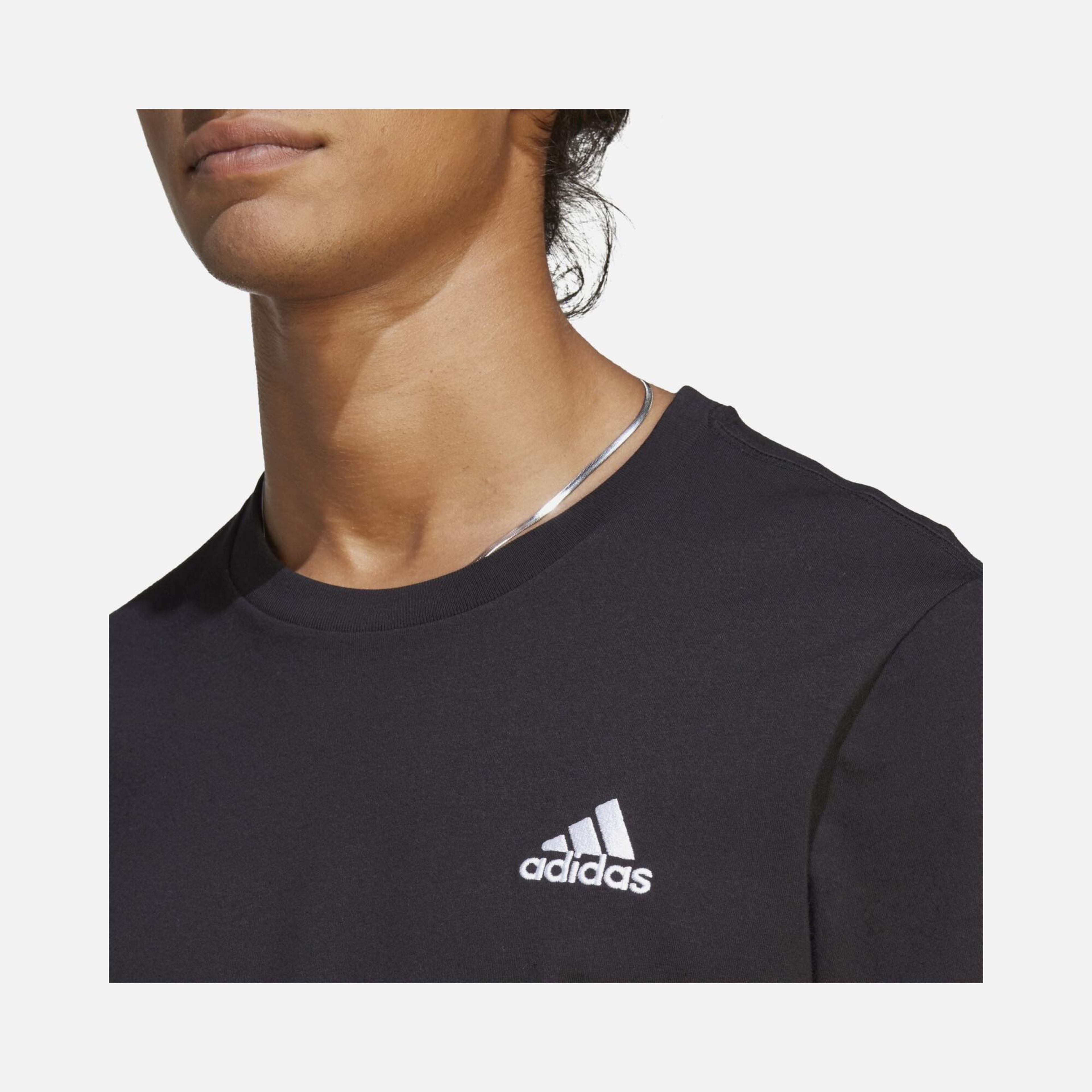 adidas Essentials Single Jersey Embroidered Small Logo Short-Sleeve Erkek Tişört