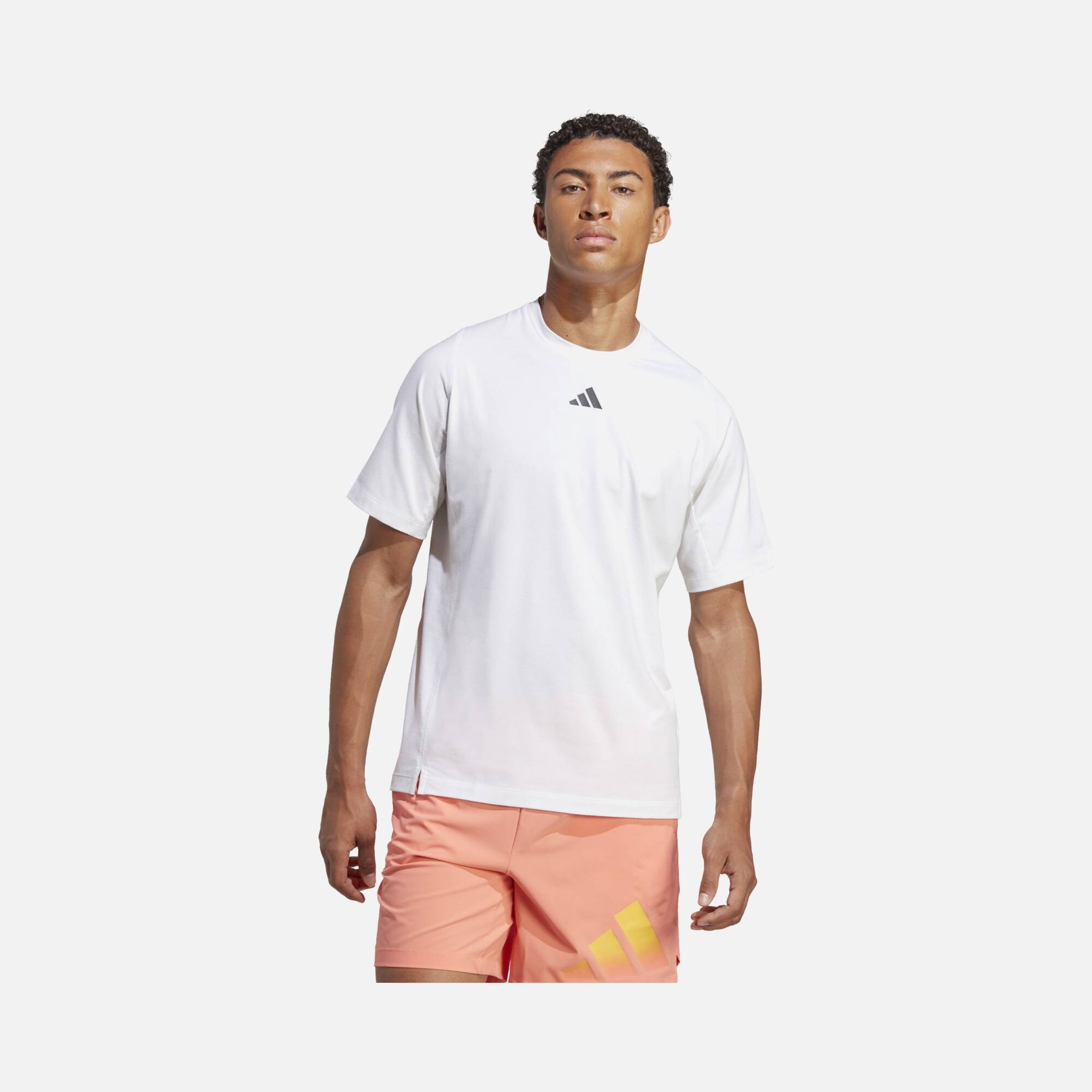 adidas AEROREADY Train Icons 3 Bar Logo Training Short-Sleeve Erkek Tişört