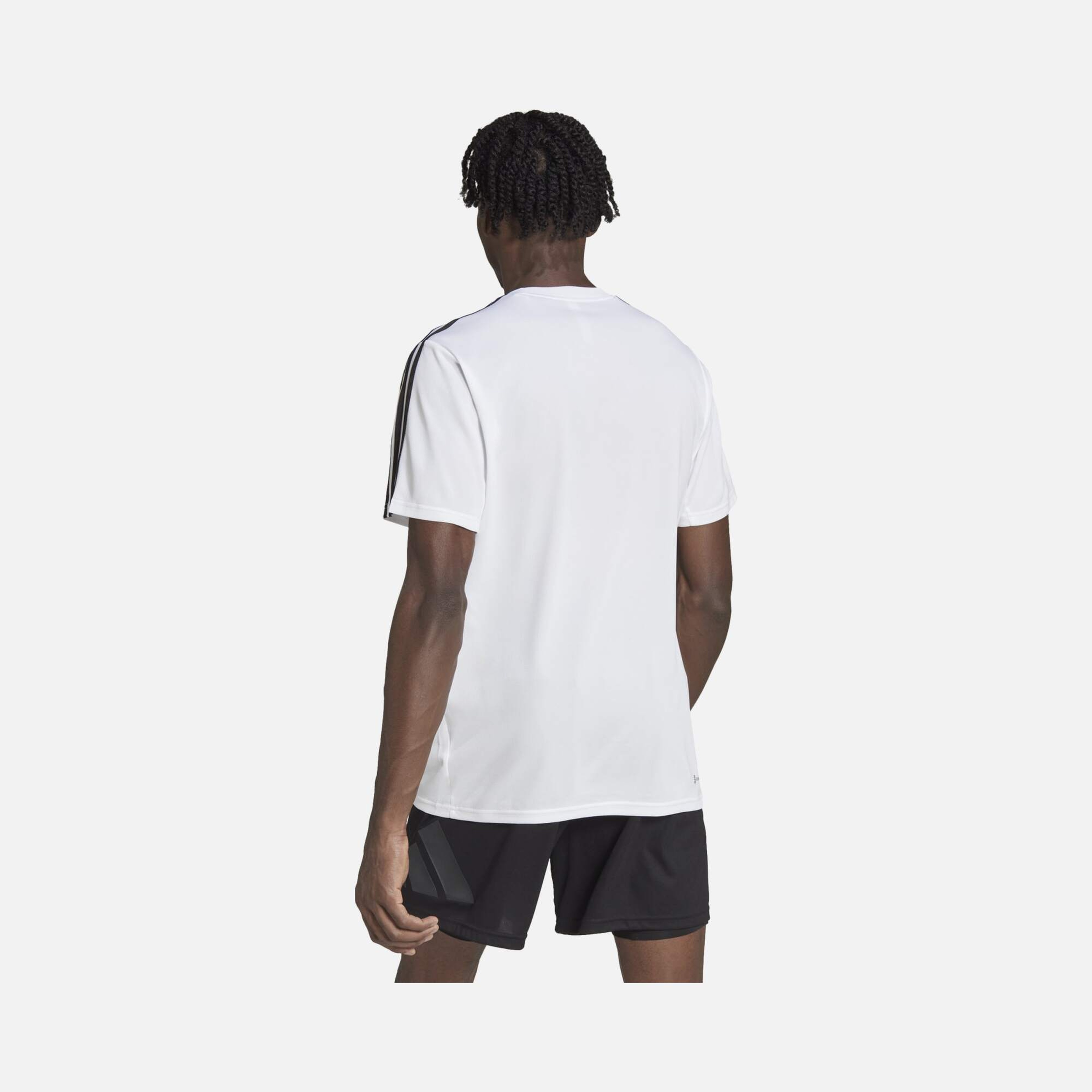 adidas Train Essentials 3-Stripes Gym & Training Short-Sleeve Erkek Tişört