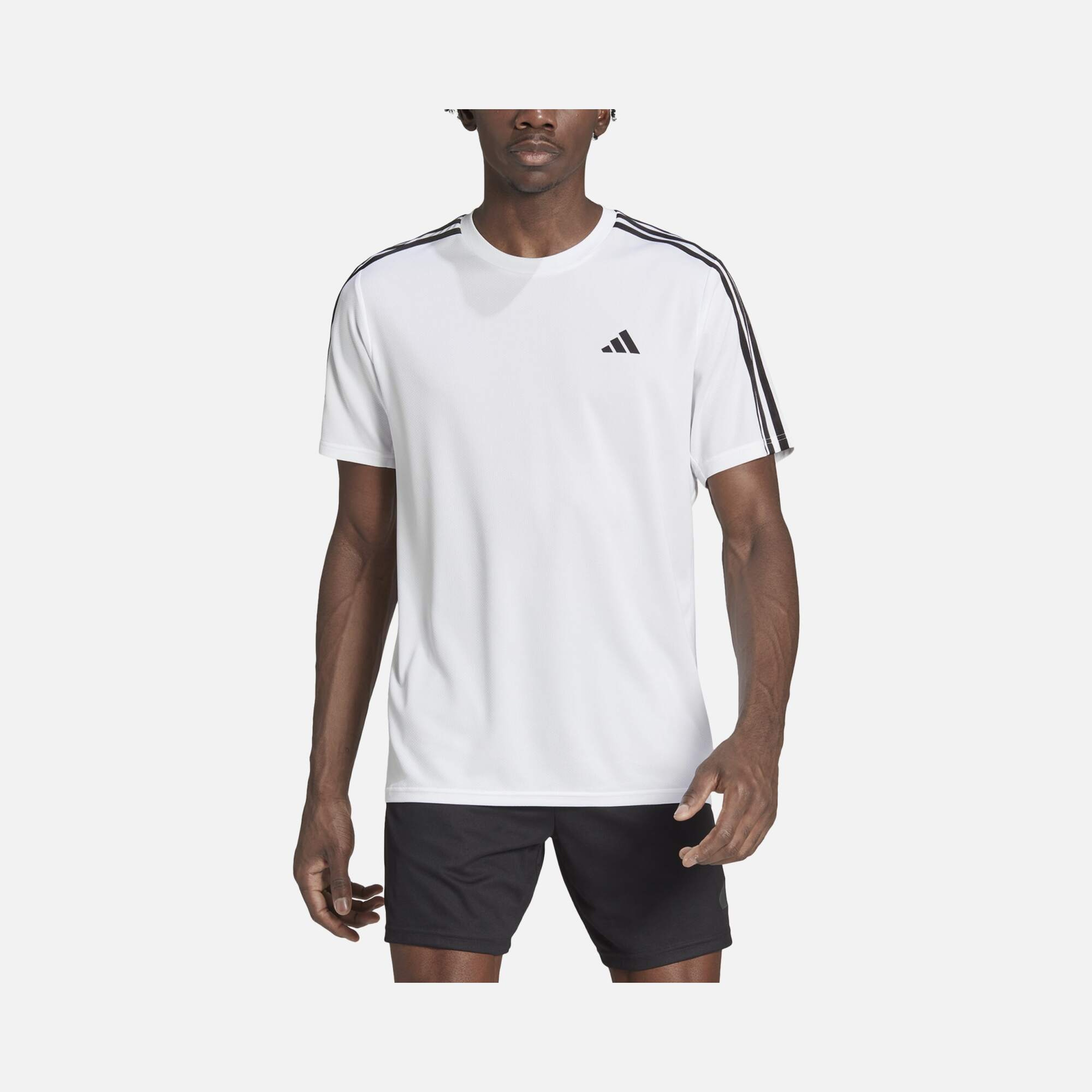 adidas Train Essentials 3-Stripes Gym & Training Short-Sleeve Erkek Tişört