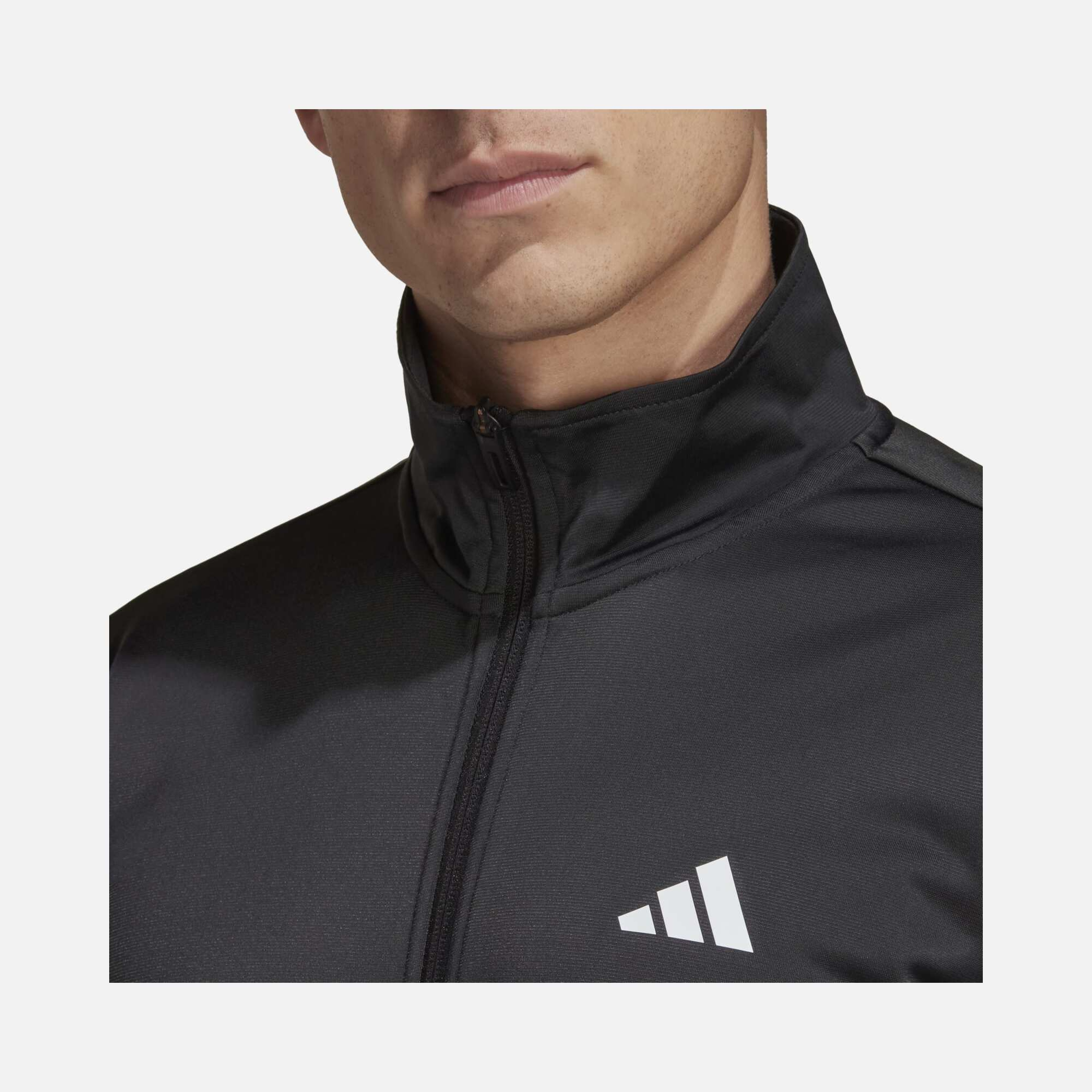adidas 3-Stripes Knit Tennis Full-Zip Erkek Ceket