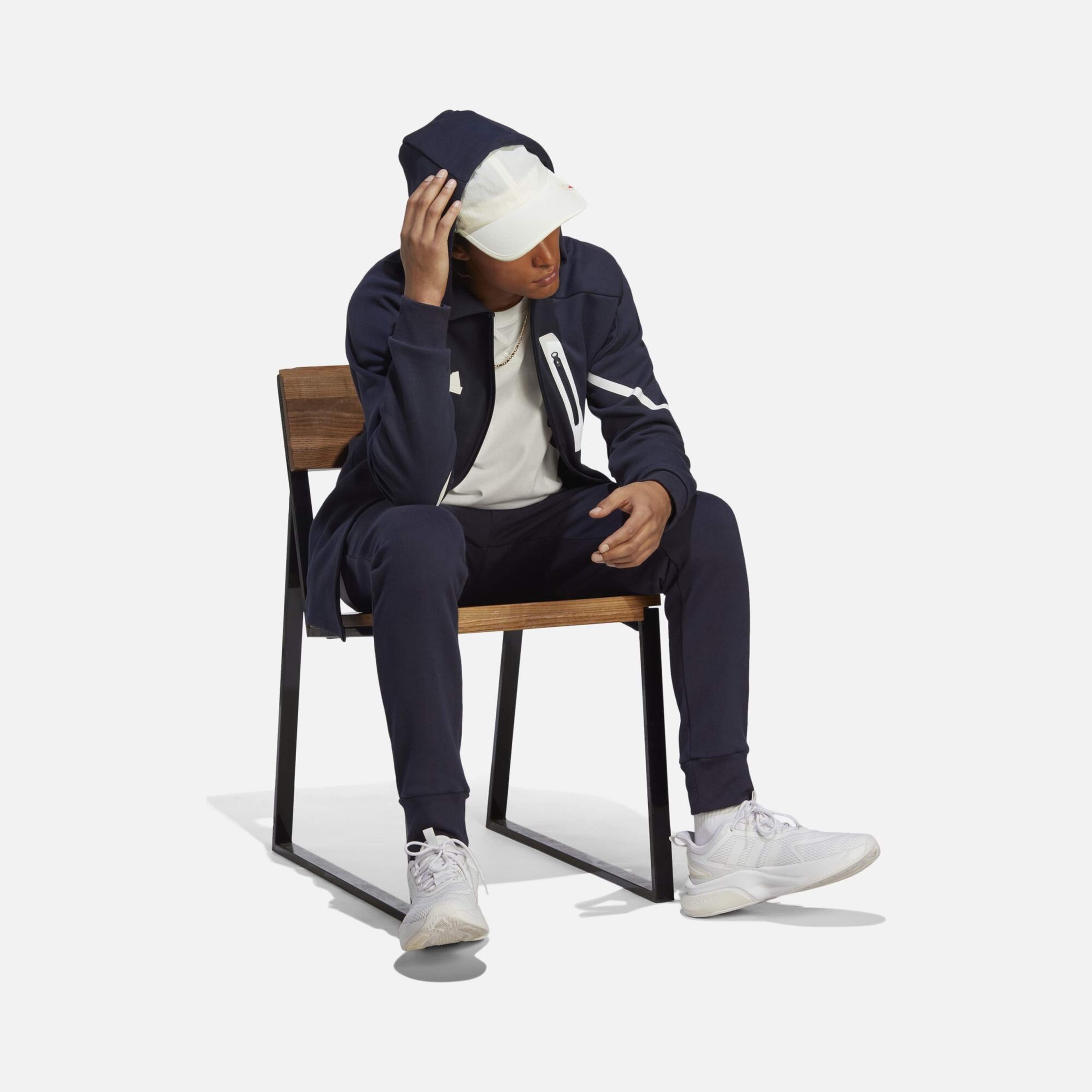 adidas Designed for Gameday Full-Zip Hoodie Training Erkek Sweatshirt