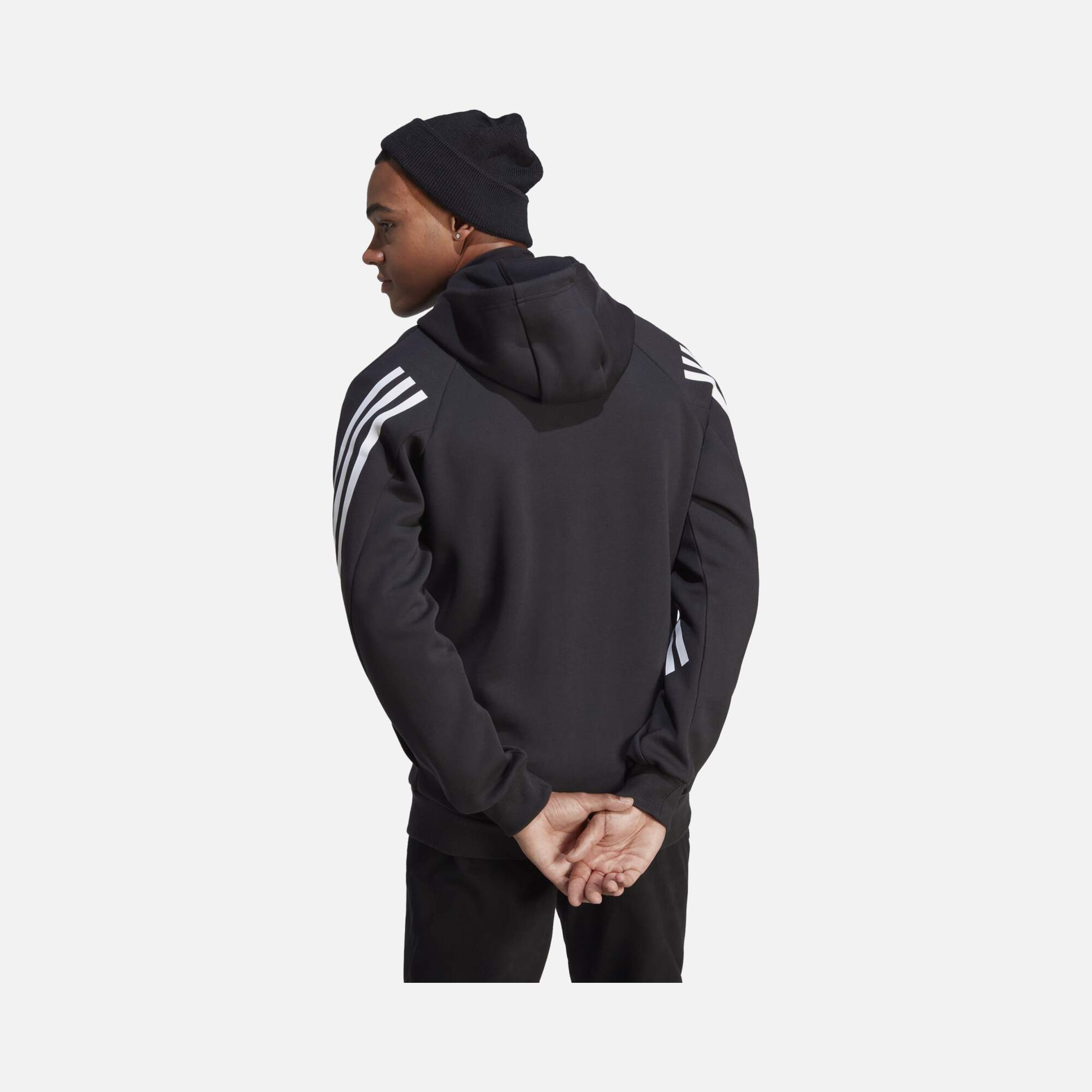 adidas Sportswear Future Icons FW23 3-Stripes Full-Zip Hoodie Erkek Sweatshirt