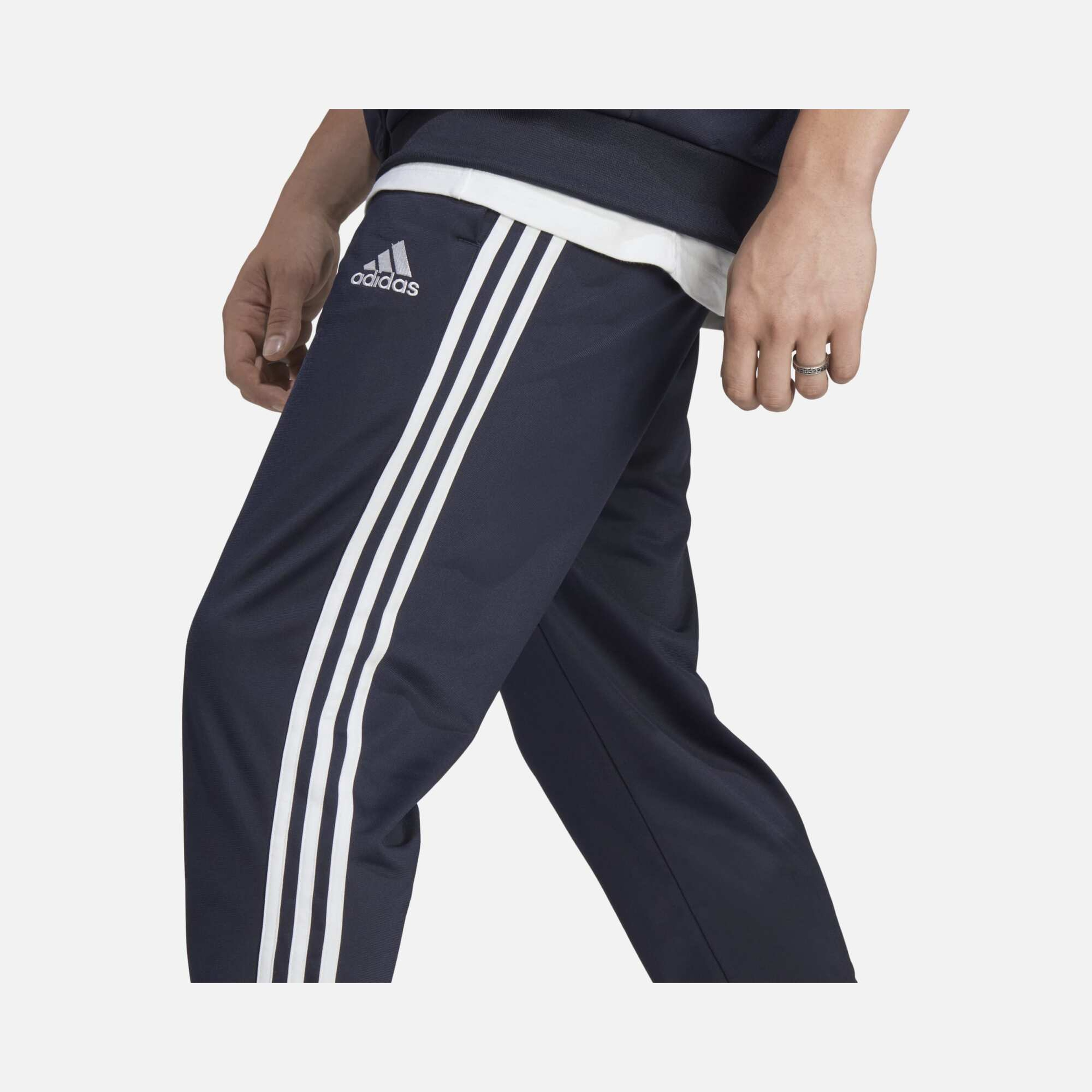 adidas Sportswear Basic 3-Stripes Tricot Full-Zip Erkek Eşofman Takımı