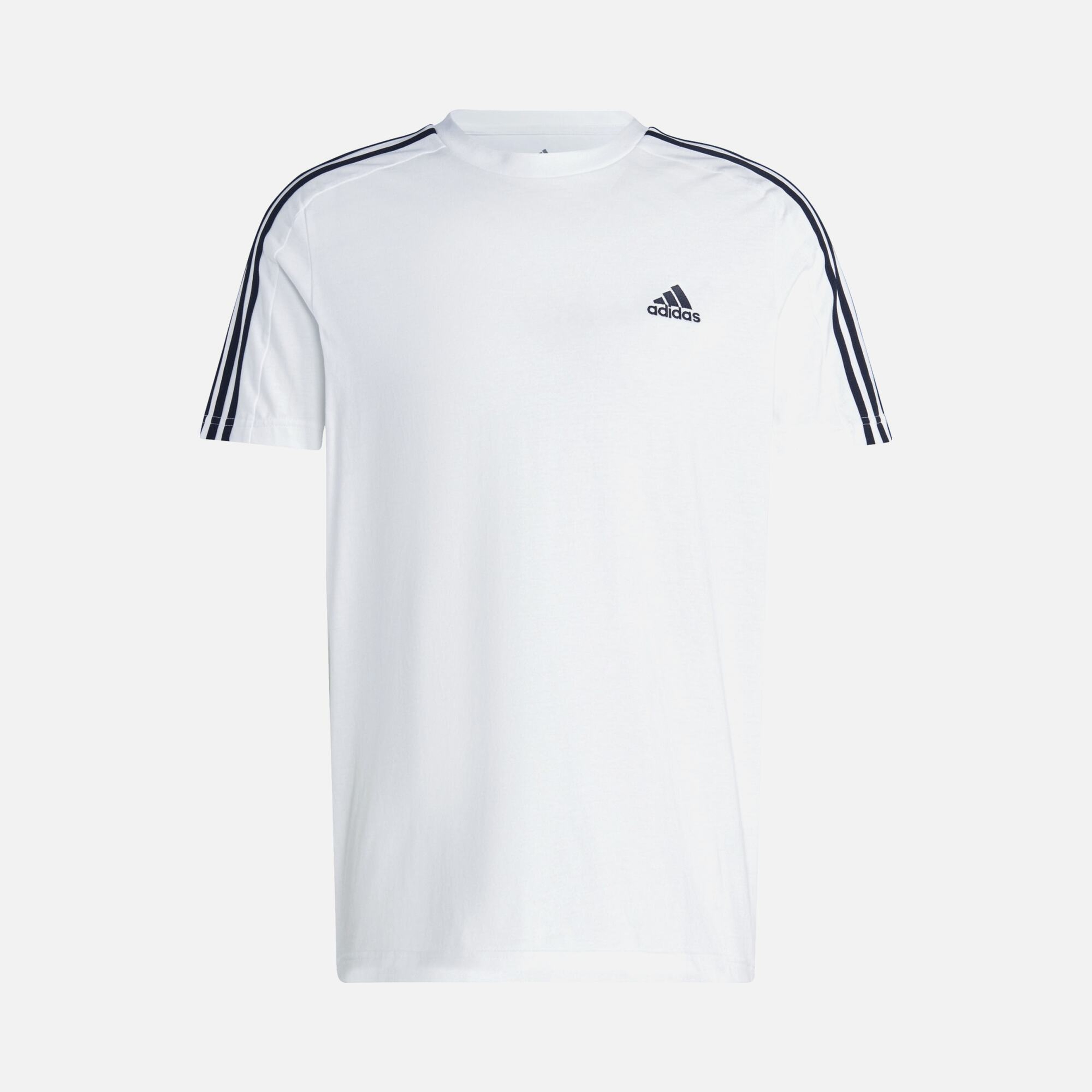 adidas Essentials Single Jersey 3-Stripes Short-Sleeve Erkek Tişört