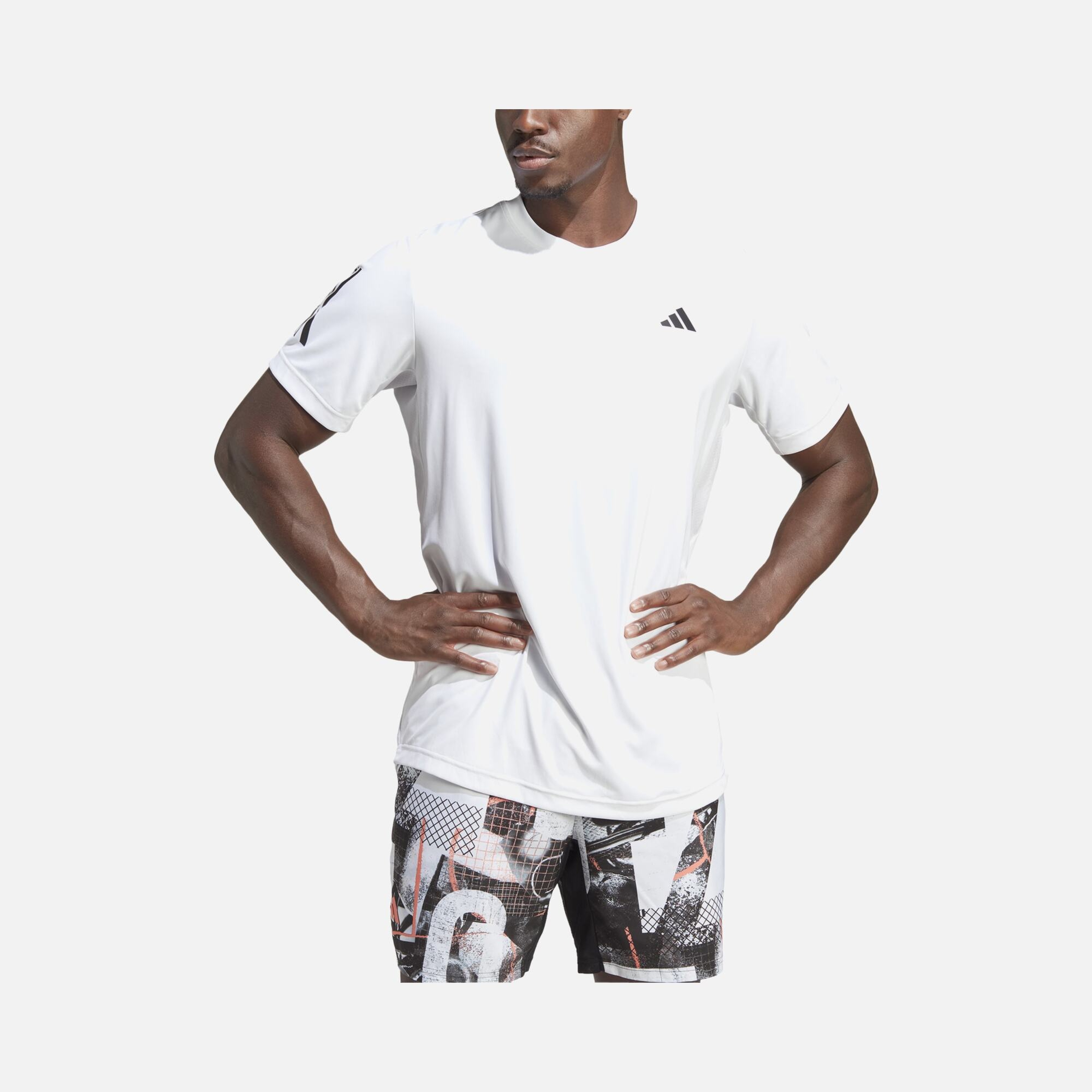 adidas Club 3-Stripes Tennis Short-Sleeve Erkek Tişört