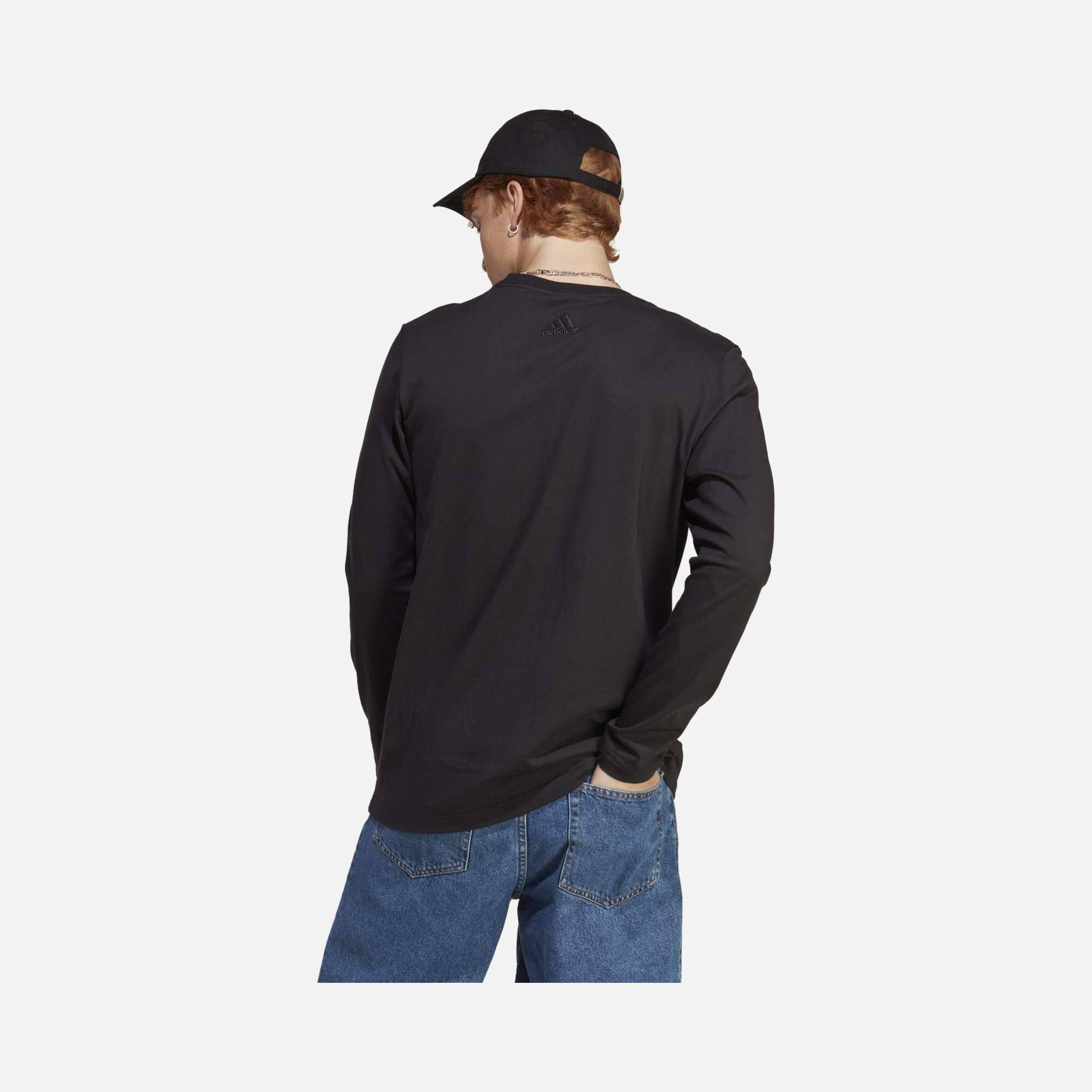 adidas Essentials Long-Sleeve Erkek Tişört