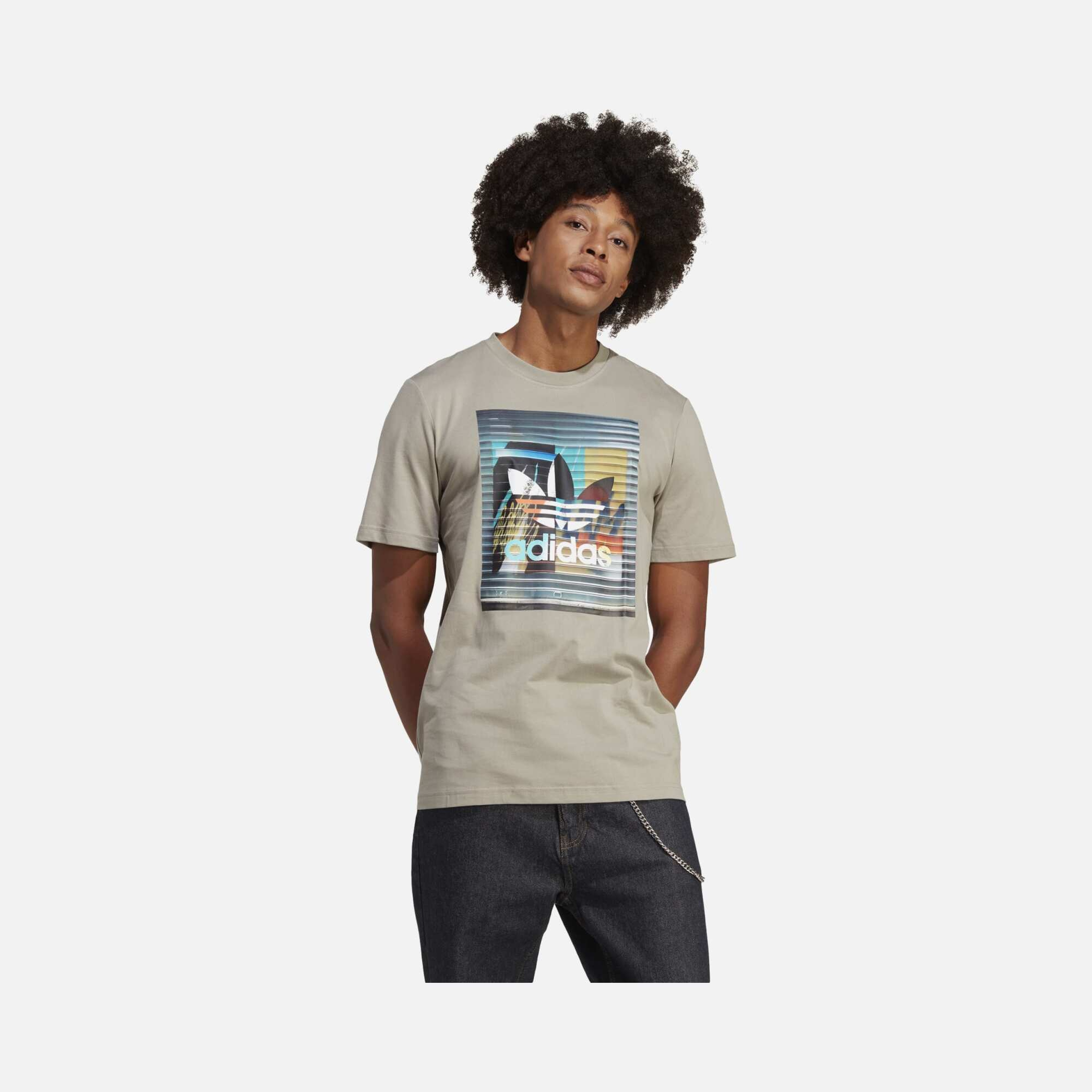 adidas Graphic off the Grid  Short-Sleeve Erkek Tişört