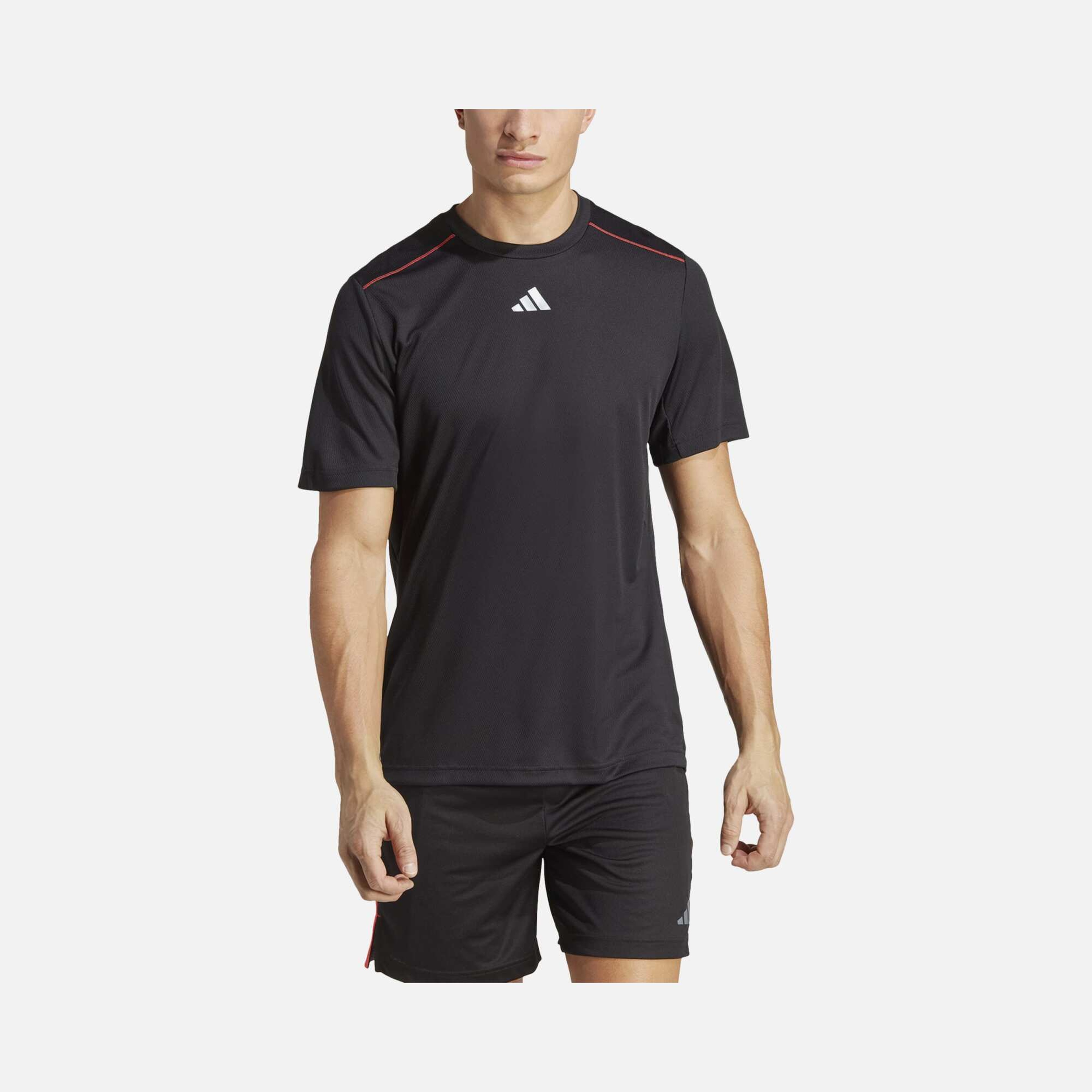 adidas AEROREADY Workout Base Logo Training Short-Sleeve Erkek Tişört